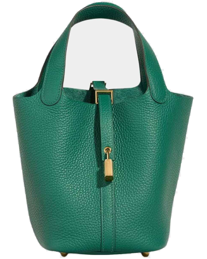 Оригінальна Picotin 18 Taurillon Clemence Vert Vertigo Ghw Hermes