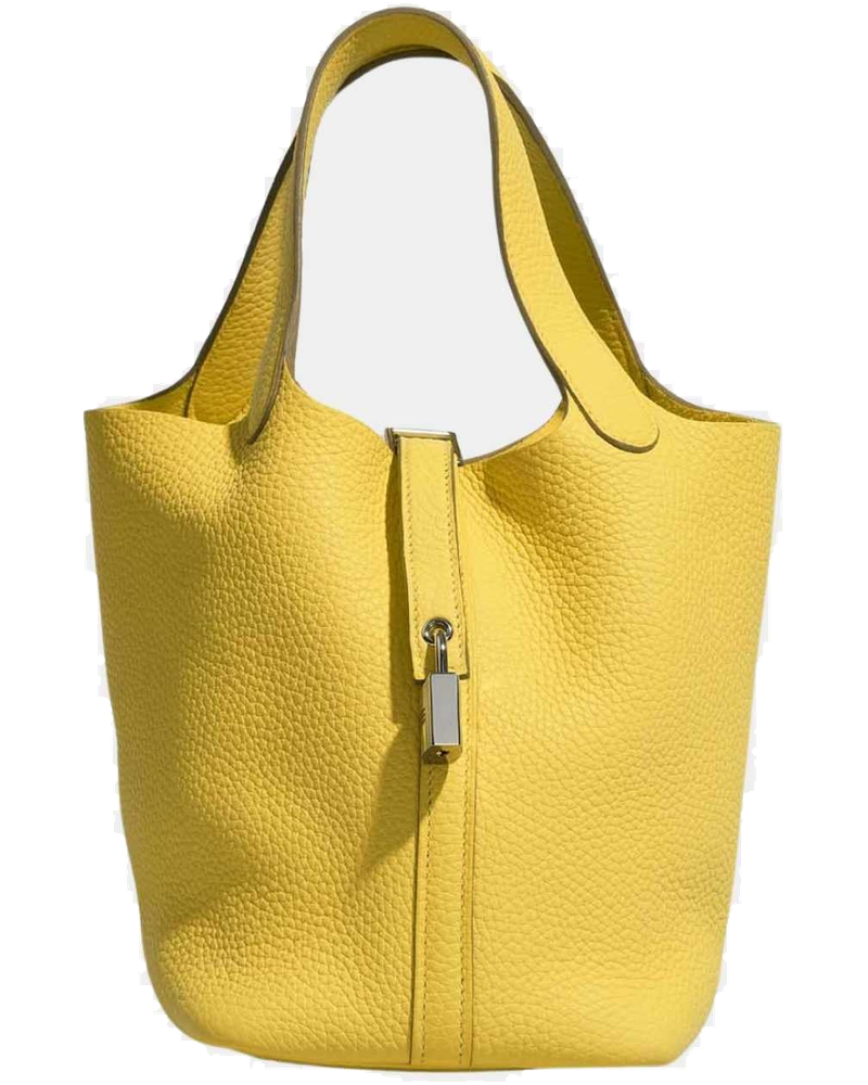 Picotin 18 Taurillon Clemence Lime Phw Hermes – Гарантія оригінальності