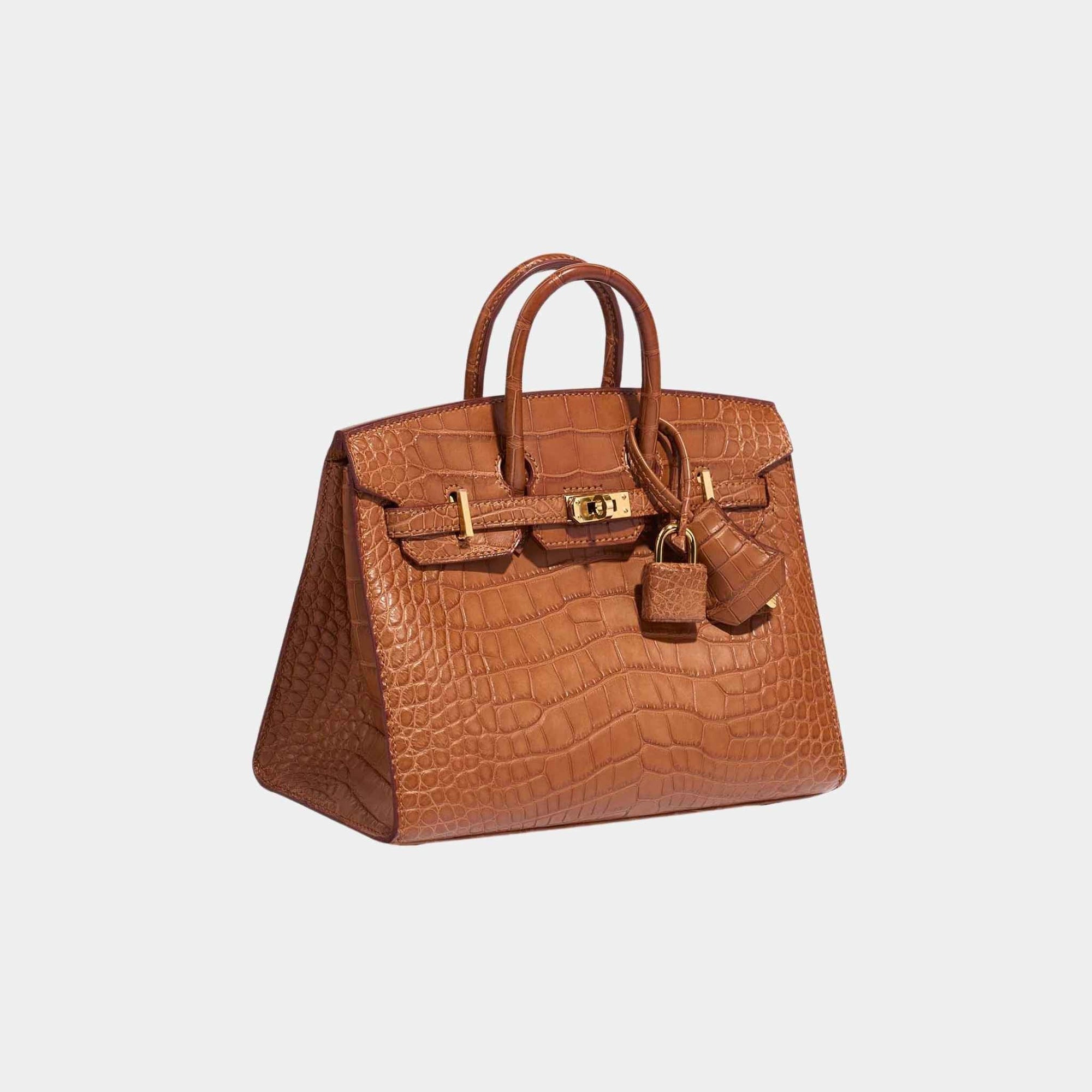 Оригінальна Birkin 20 Alligator Mississippi Gold Ghw Hermes – збільшений вид