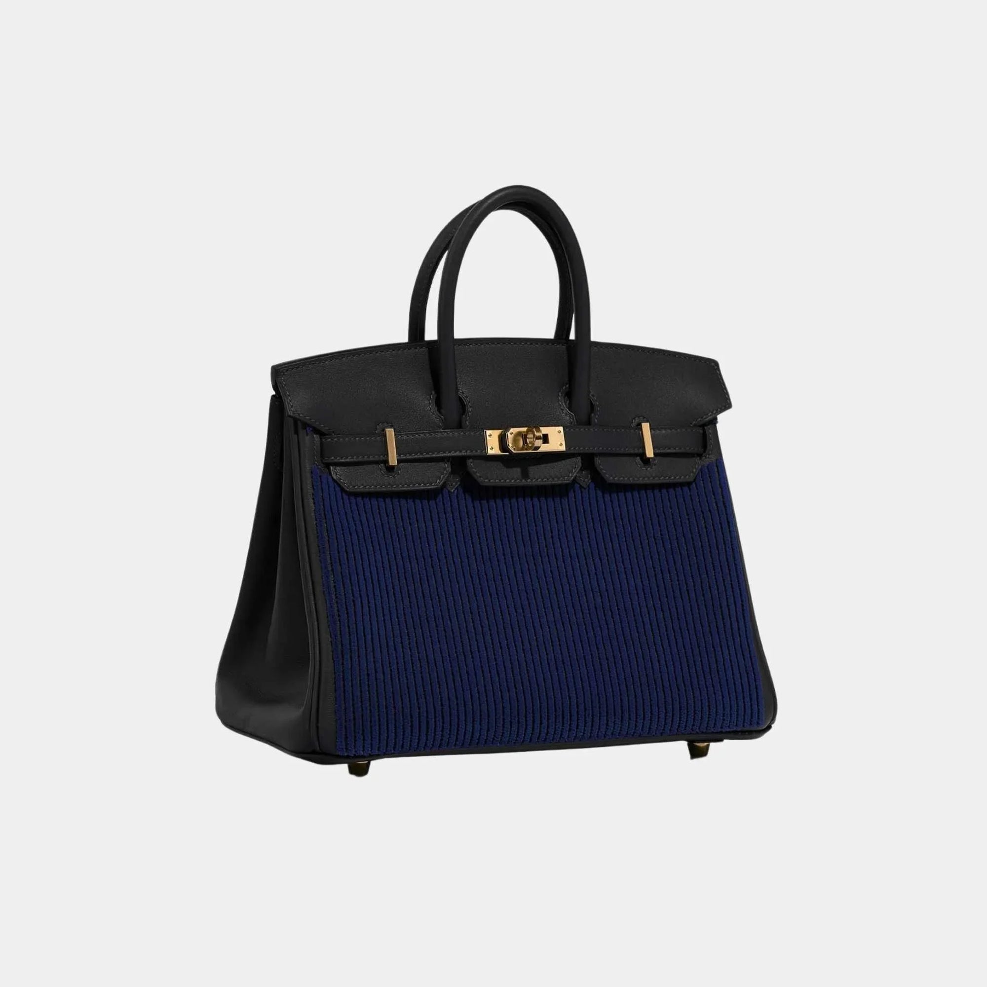 Birkin 25 Cote A Cote Tuffetage Swift Caban Hermes оригінал – Купити в Україні – вид ззаду