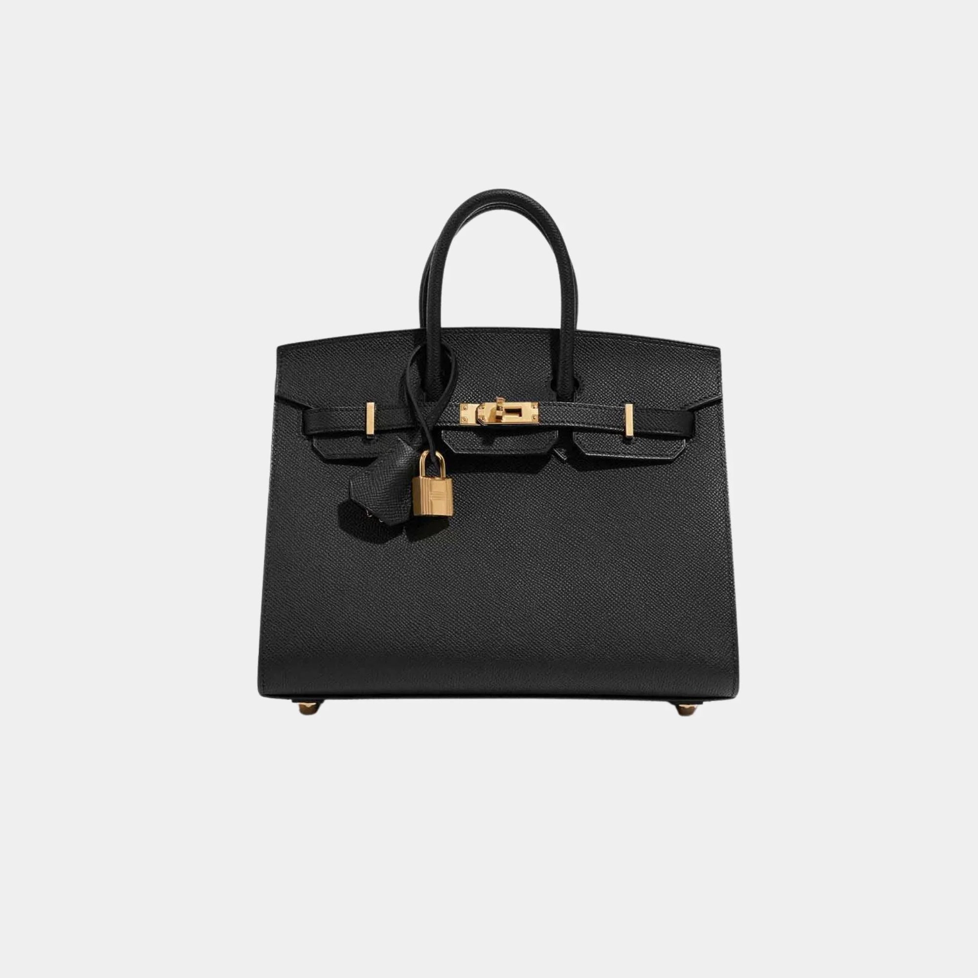Birkin 25 Epsom Black Ghw Hermes оригінал – Купити в Україні – боковий вид