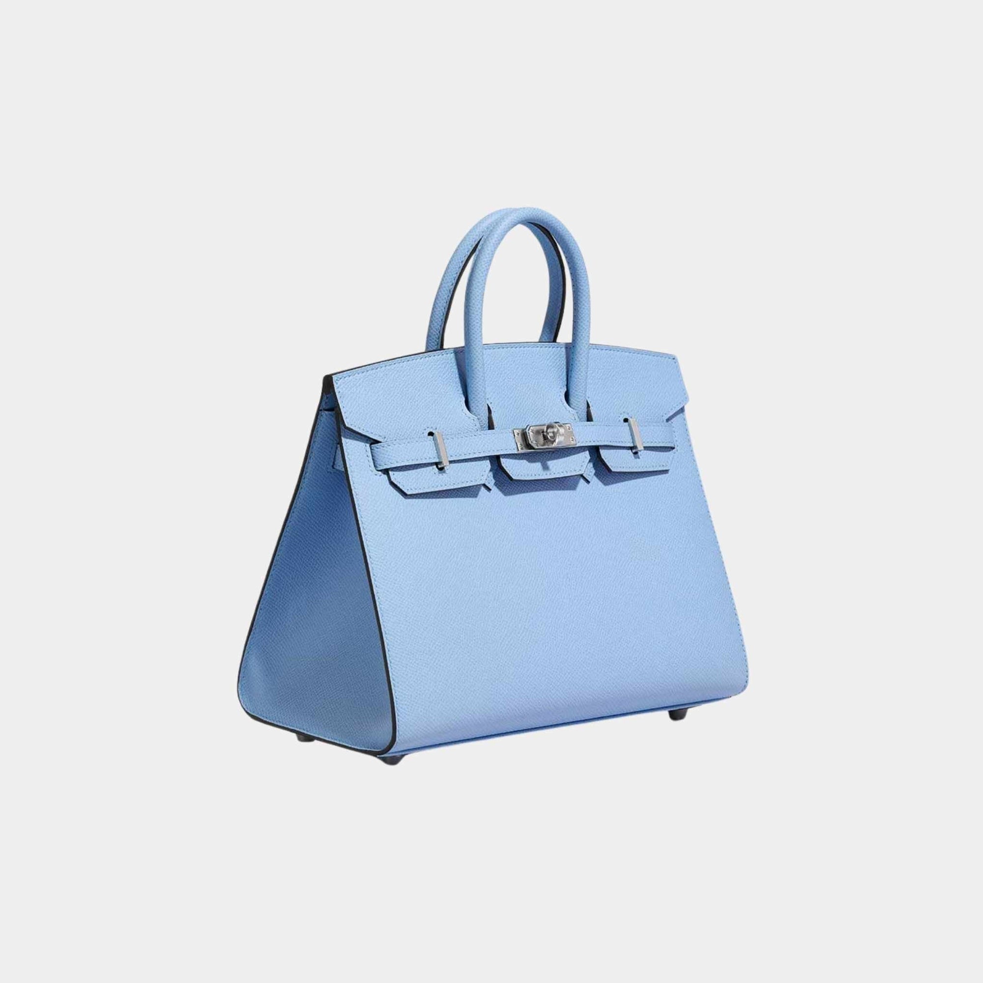 Оригінальна Birkin 25 Epsom Bleu Celeste Phw Hermes – детальний вид