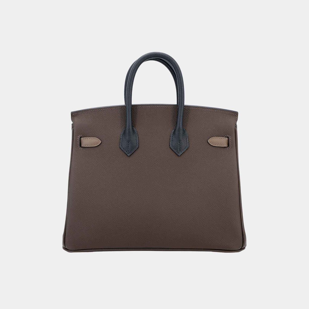 Birkin 25 Epsom Ecorce Hermes оригінал – Купити в Україні – вид ззаду