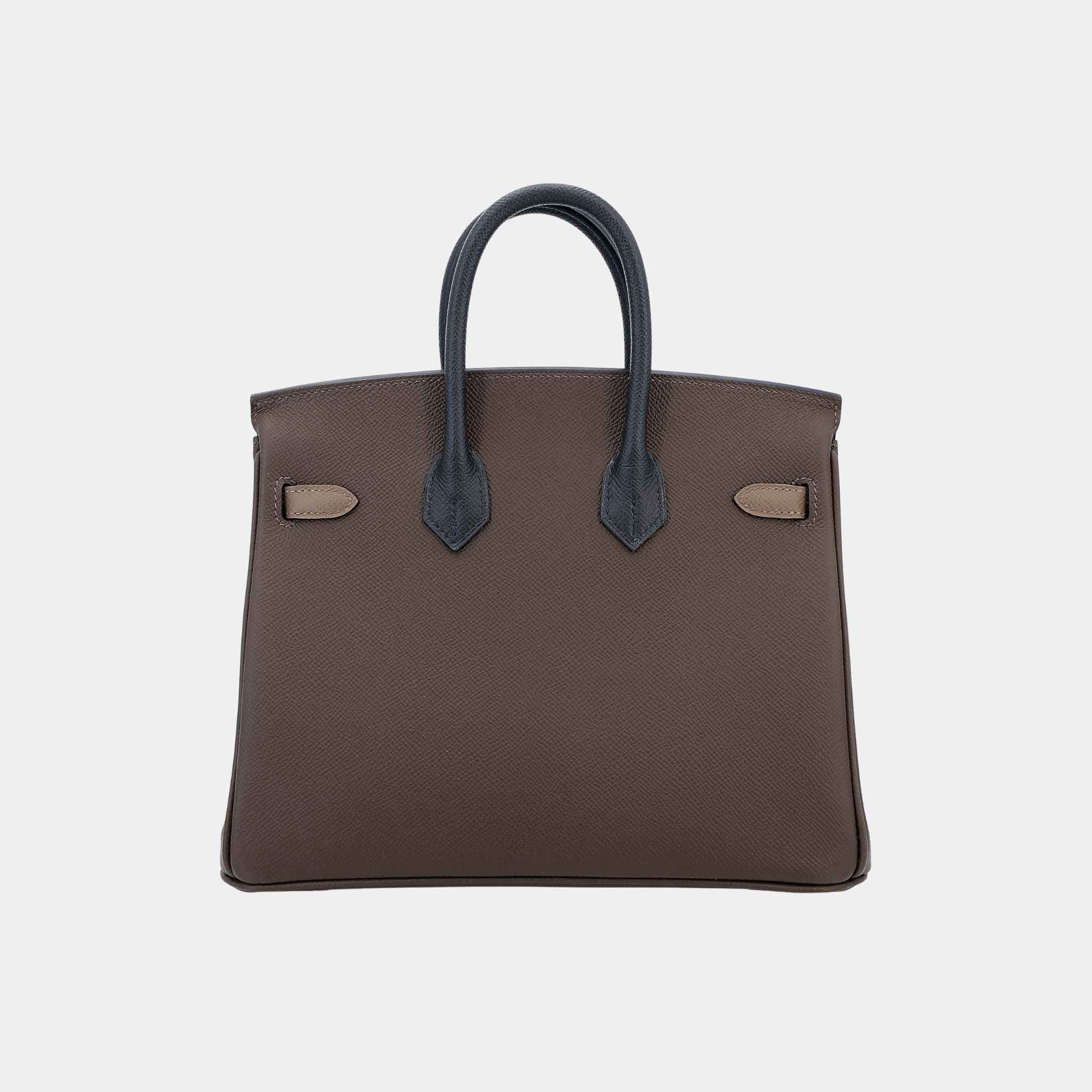 Birkin 25 Epsom Ecorce Hermes оригінал – Купити в Україні – вид ззаду