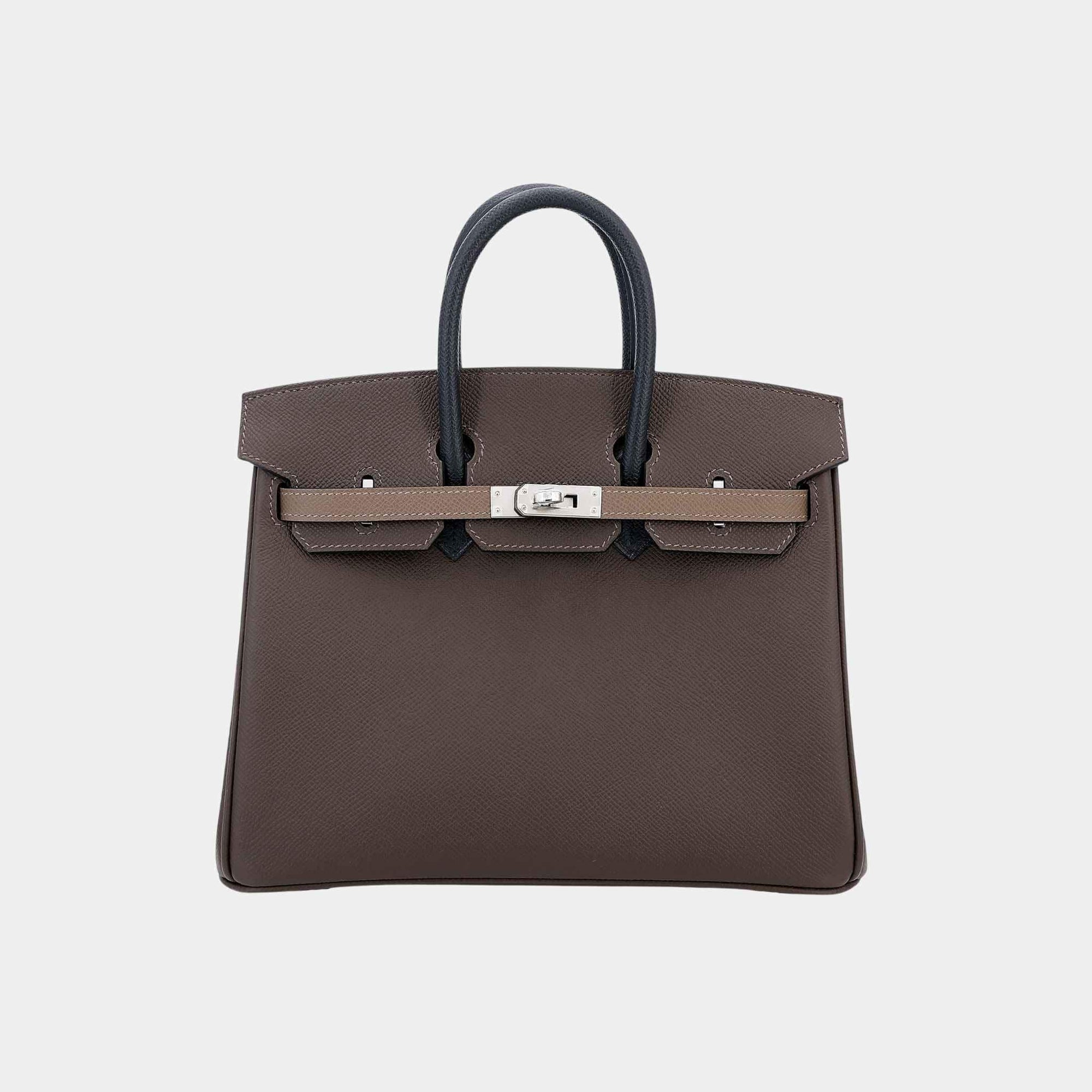 Birkin 25 Epsom Ecorce Hermes оригінал – Купити в Україні – боковий вид