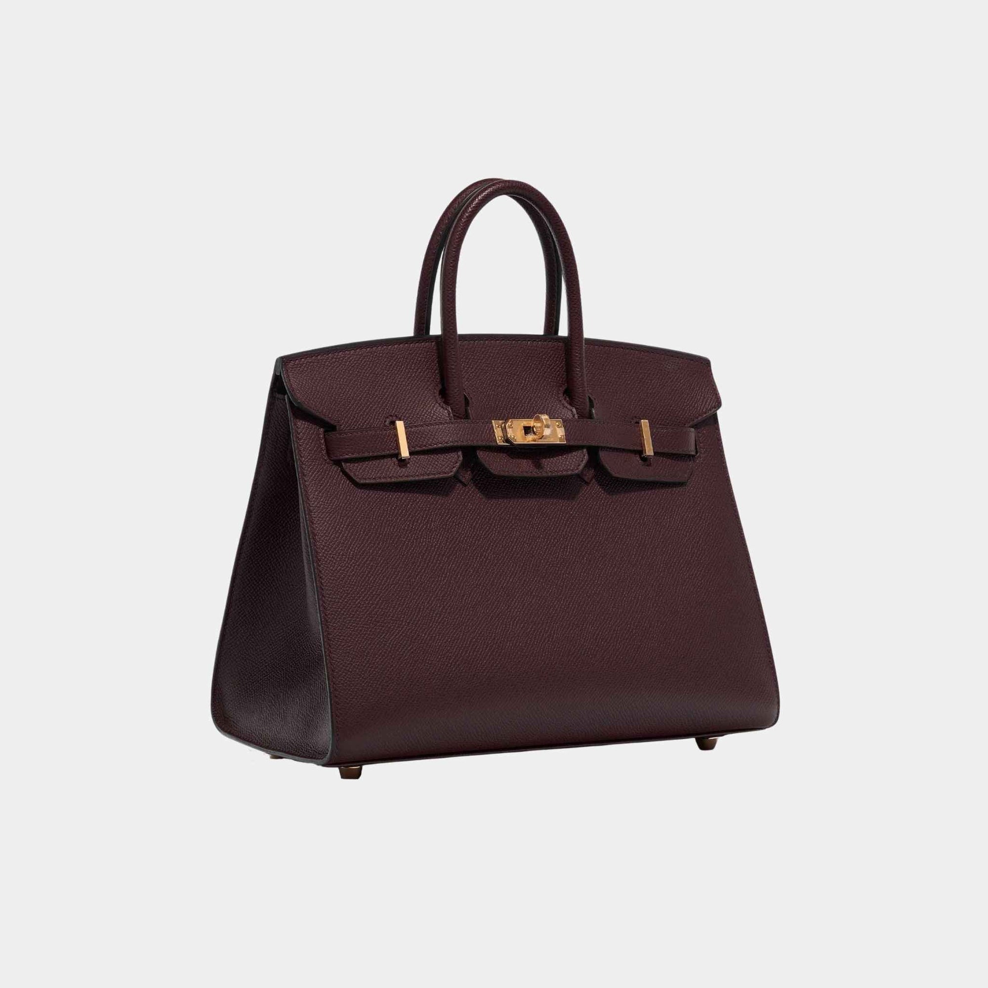 Оригінальна Birkin 25 Epsom Rouge Sellier Hermes – збільшений вид