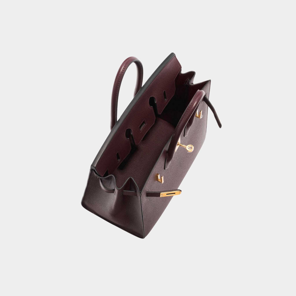 Оригінальна Birkin 25 Epsom Rouge Sellier Hermes – вид ззаду
