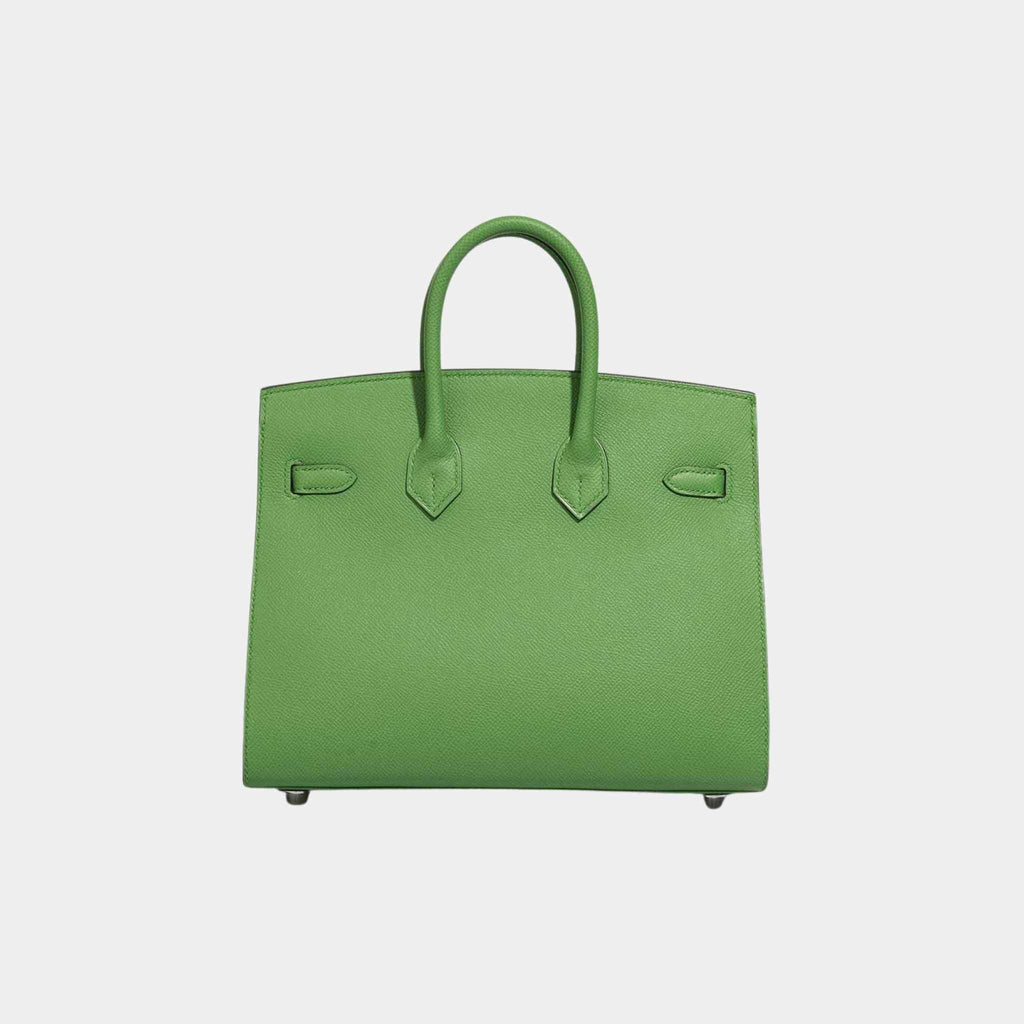 Birkin 25 Epsom Vert Yucca Phw Hermes оригінал – Купити в Україні – вид ззаду