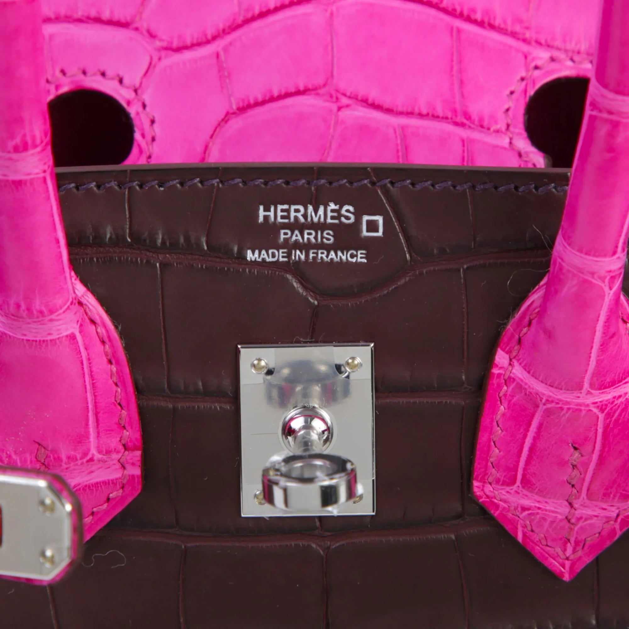Birkin 25 Matte Alligator Rouge Sellier Hermes оригінал – Купити в Україні – збільшений вид