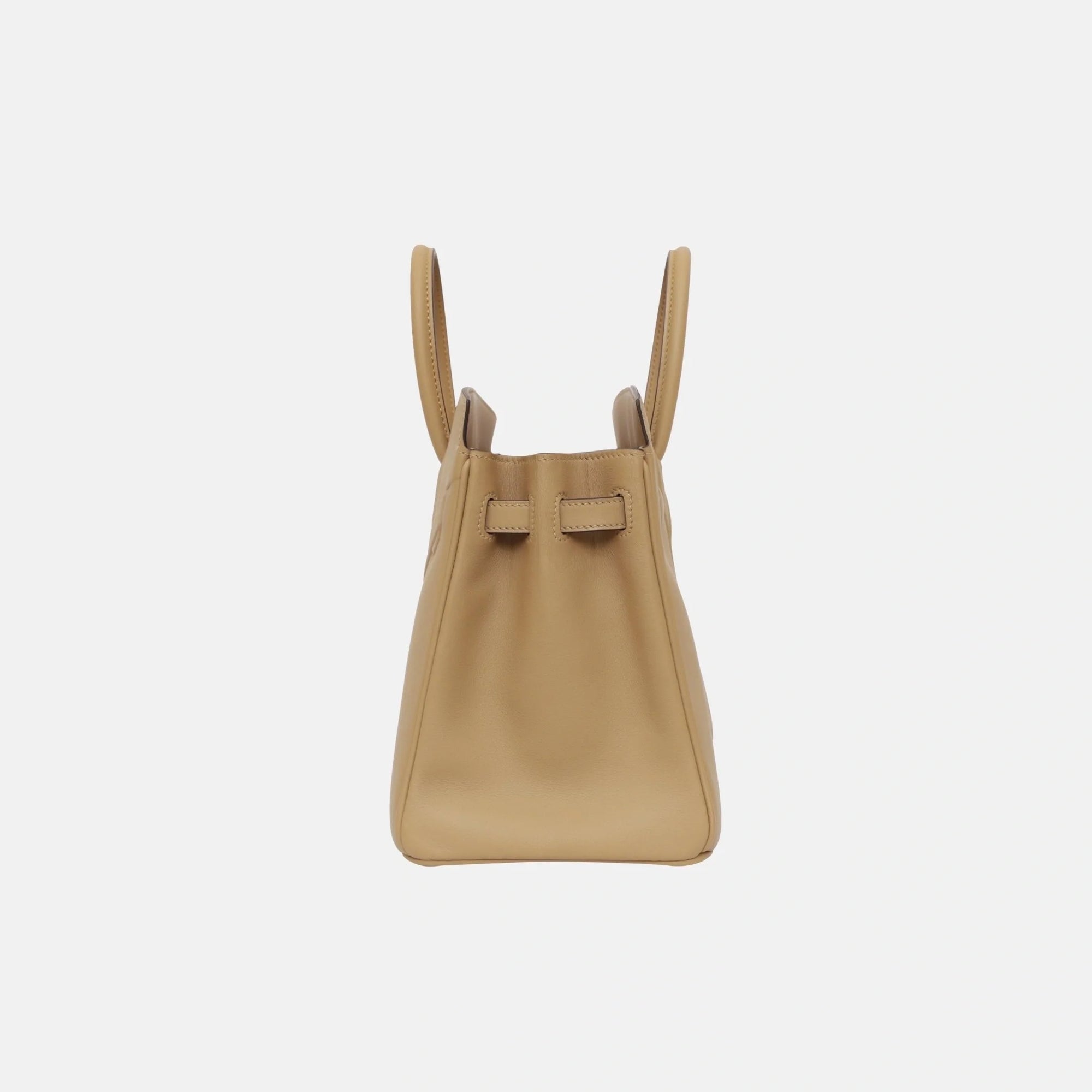 Оригінальна Birkin 25 Shadow Poussiere Swift Hermes – детальний вид