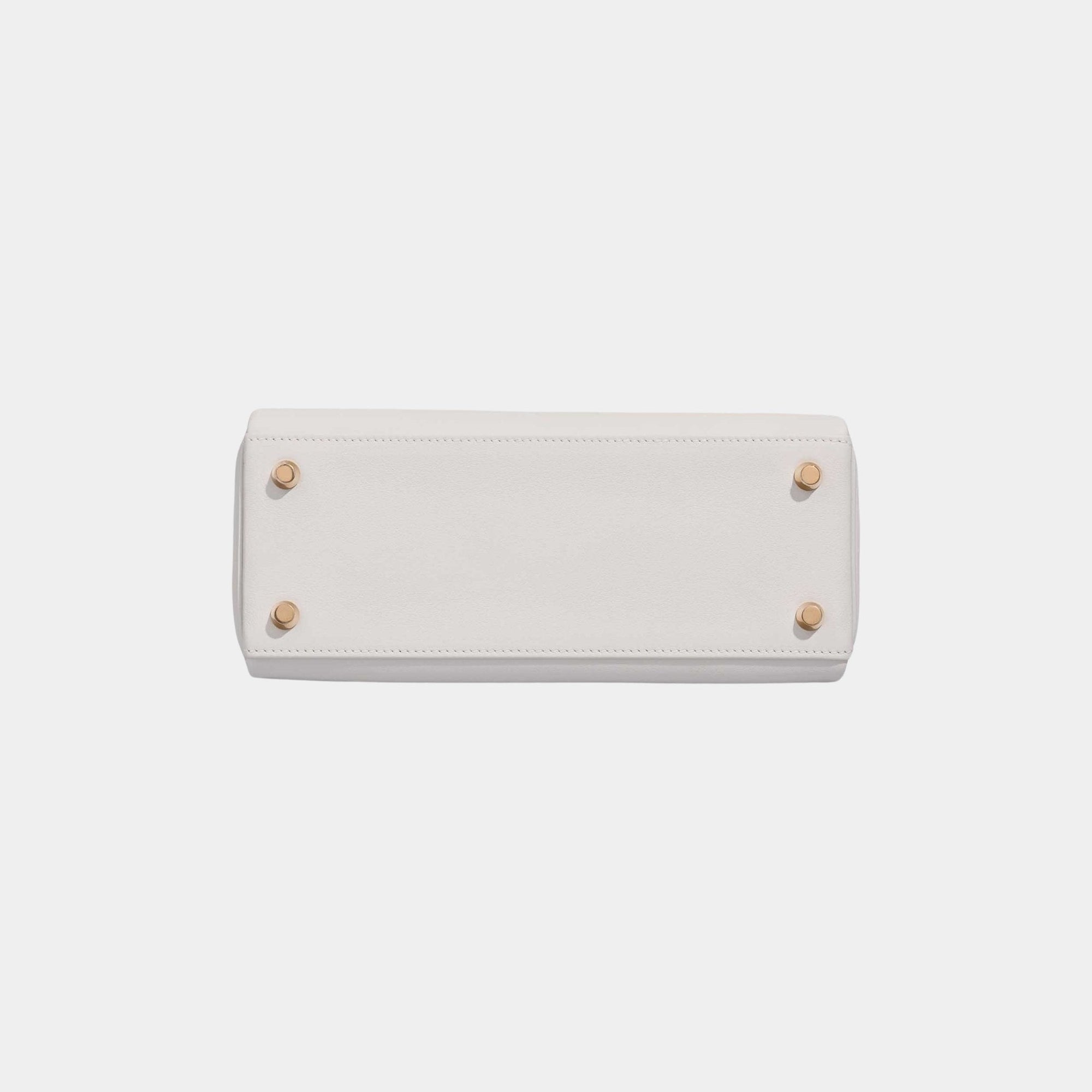 Оригінальна Kelly 25 Swift Gris Pale Ghw Hermes – детальний вид