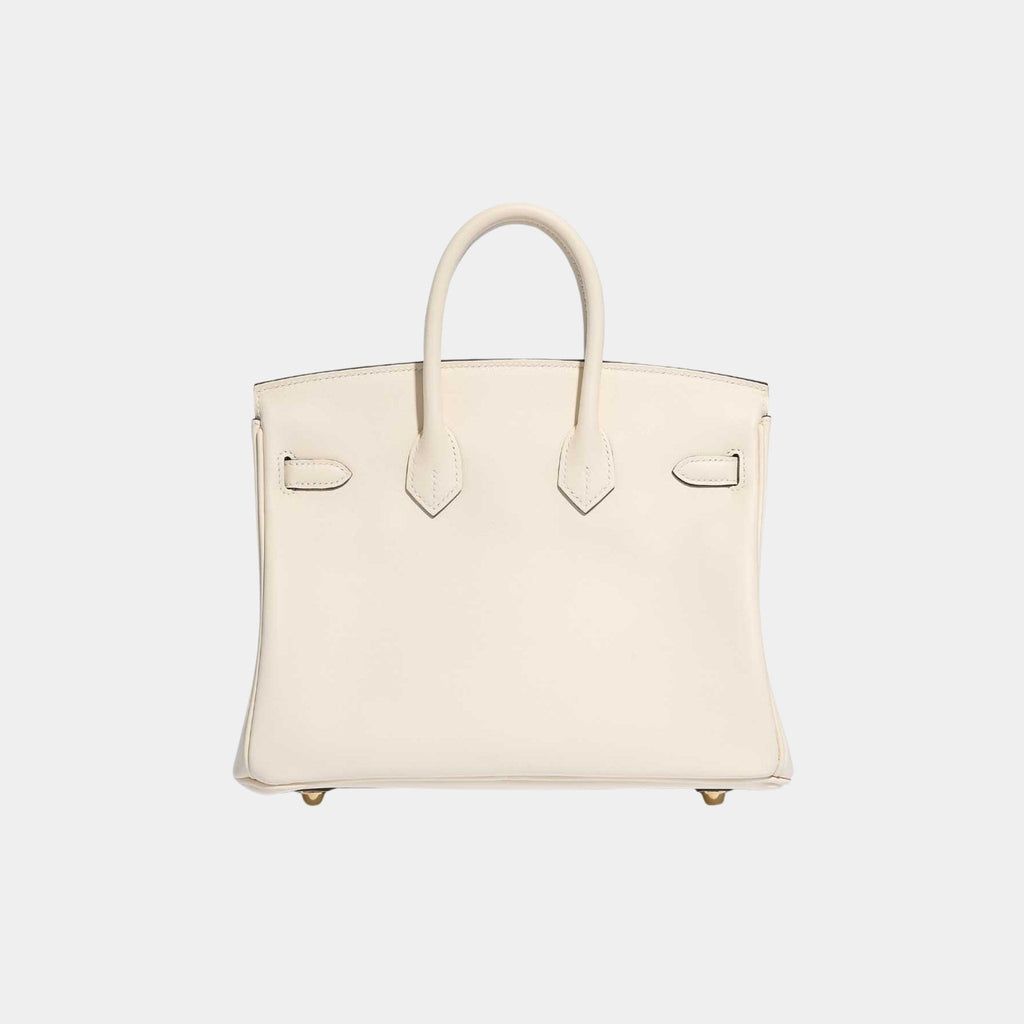 Оригінальна Birkin 25 Swift Nata Ghw Hermes – детальний вид