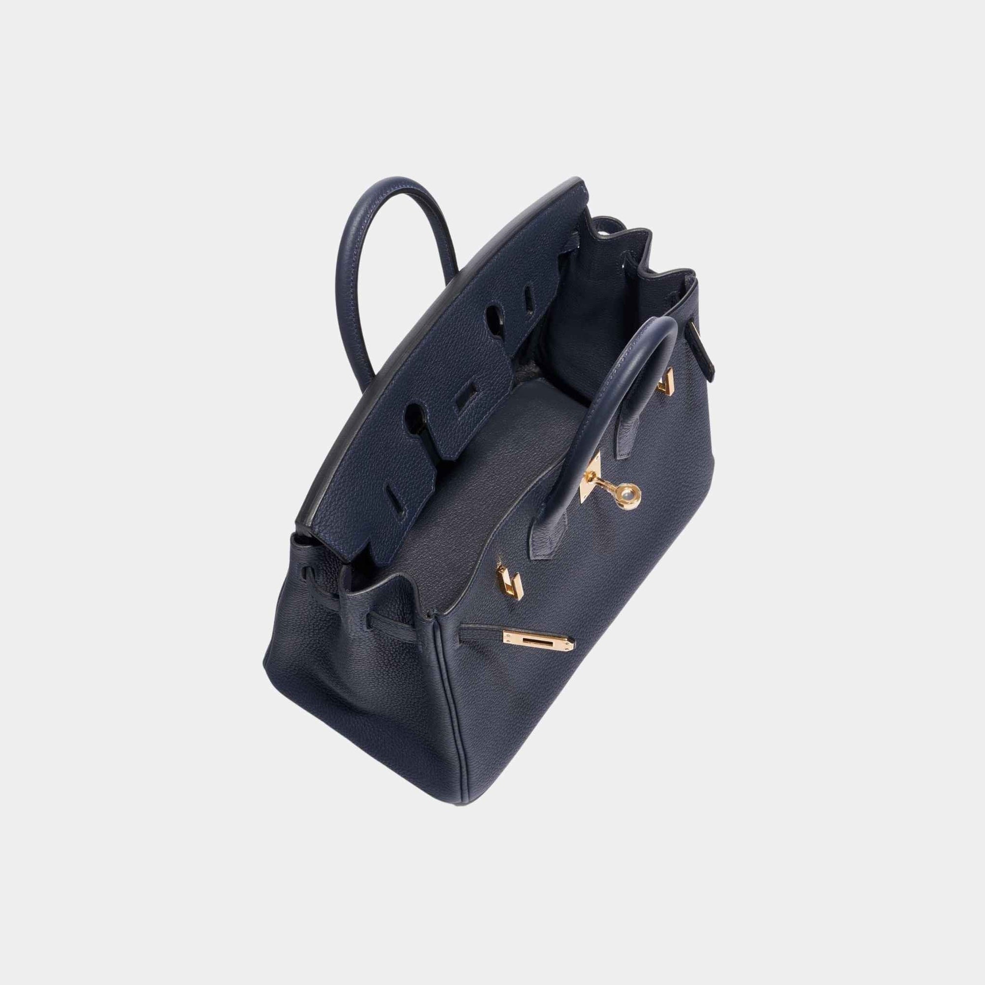 Birkin 25 Togo Bleu Nuit Ghw Hermes оригінал – Купити в Україні – детальний вид
