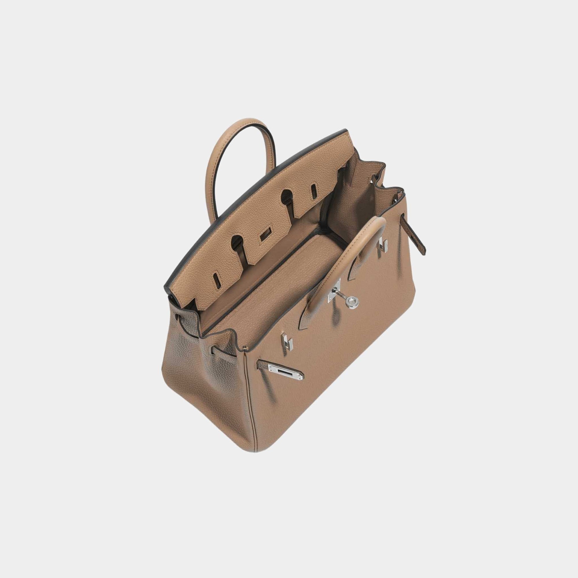 Оригінальна Birkin 25 Togo Chai Phw Hermes – вид ззаду