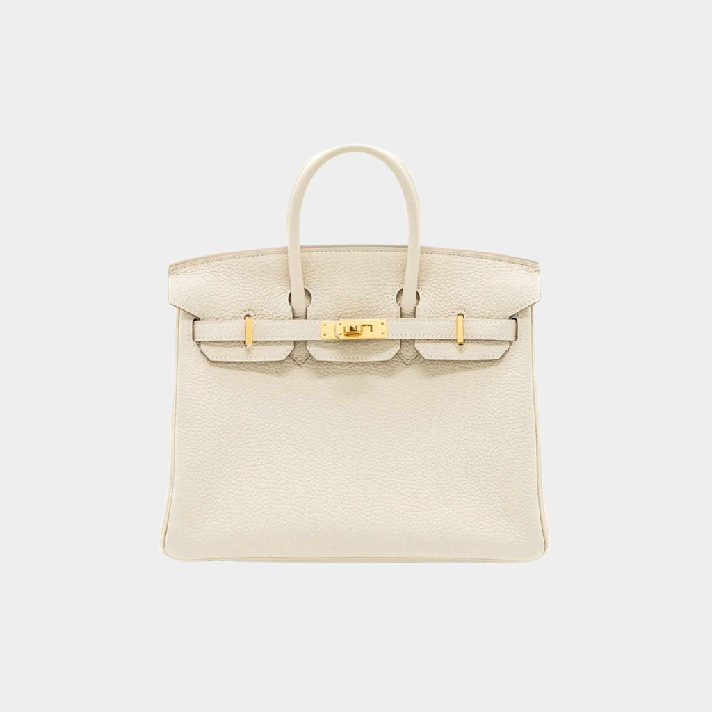Оригінальна Birkin 25 Togo Craie Ghw Hermes – боковий вид
