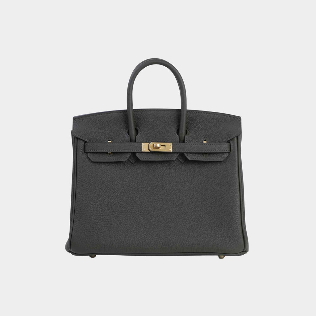 Birkin 25 Togo Eucalyptus Ghw Hermes – Гарантія оригінальності – боковий вид