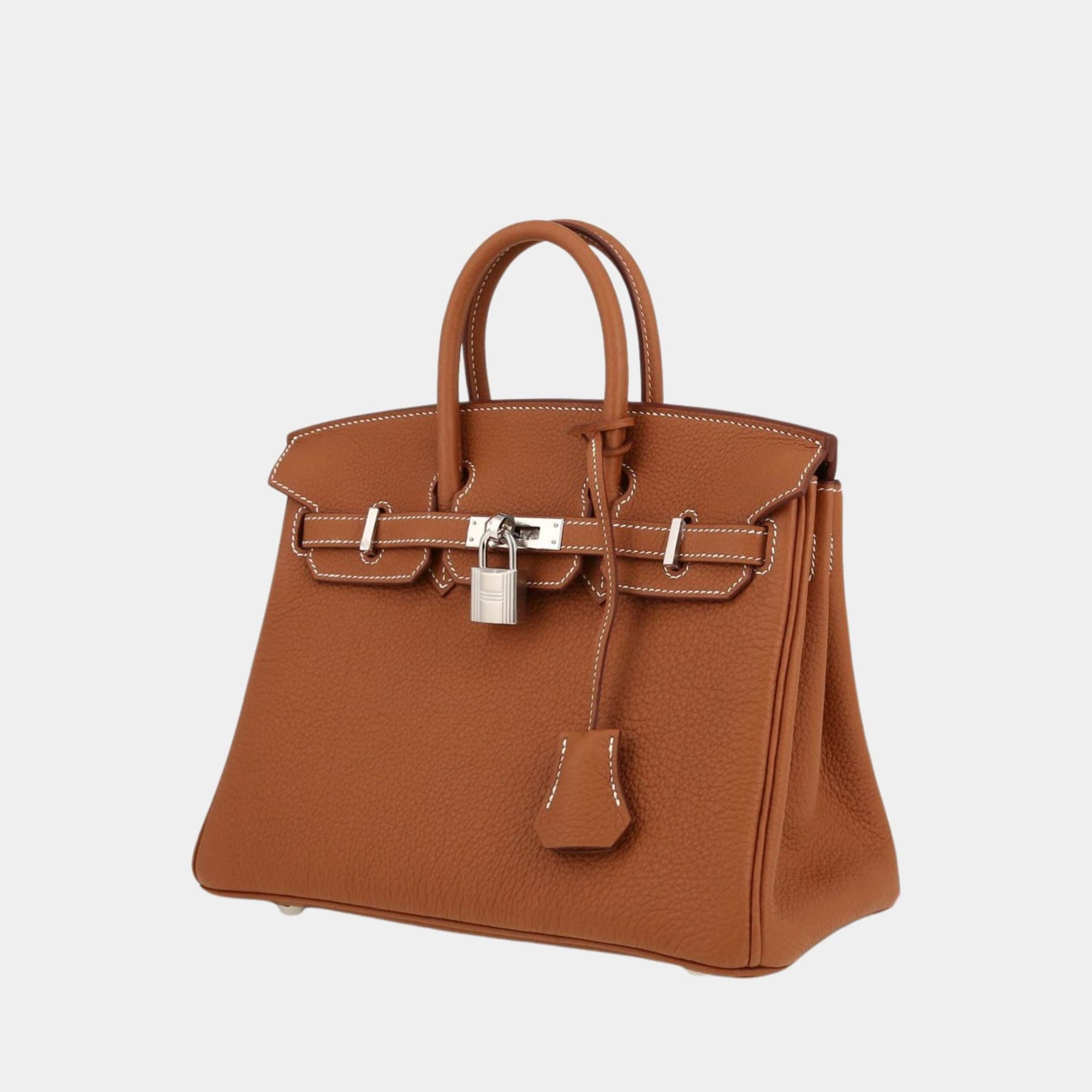 Оригінальна Birkin 25 Togo Gold Phw Hermes – детальний вид