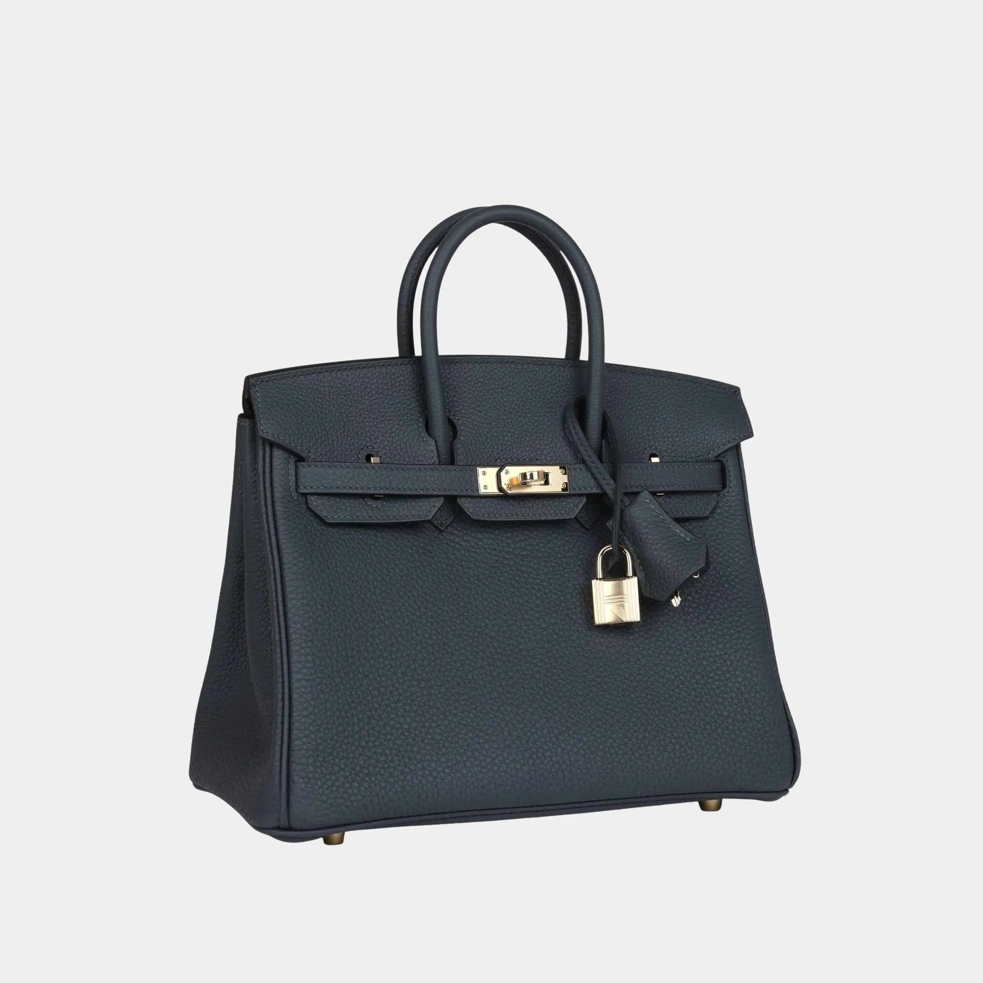 Оригінальна Birkin 25 Togo Gris Misty Pbhw Hermes – детальний вид