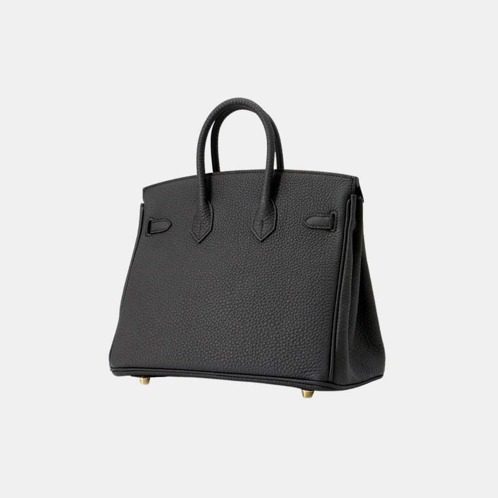 Оригінальна Birkin 25 Togo Plomb Ghw Hermes – вид ззаду
