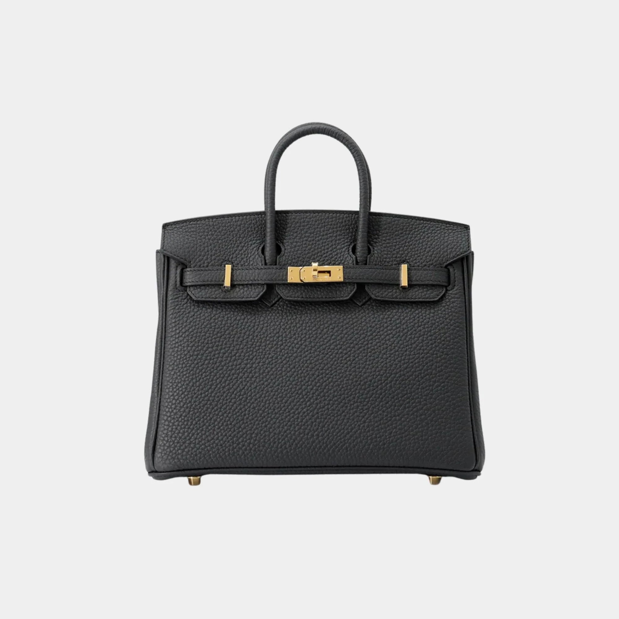 Оригінальна Birkin 25 Togo Plomb Ghw Hermes – боковий вид