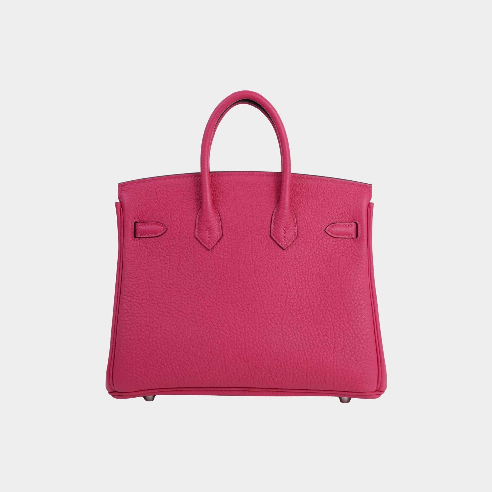 Birkin 25 Togo Rose Mexico Phw Hermes оригінал – Купити в Україні – вид ззаду