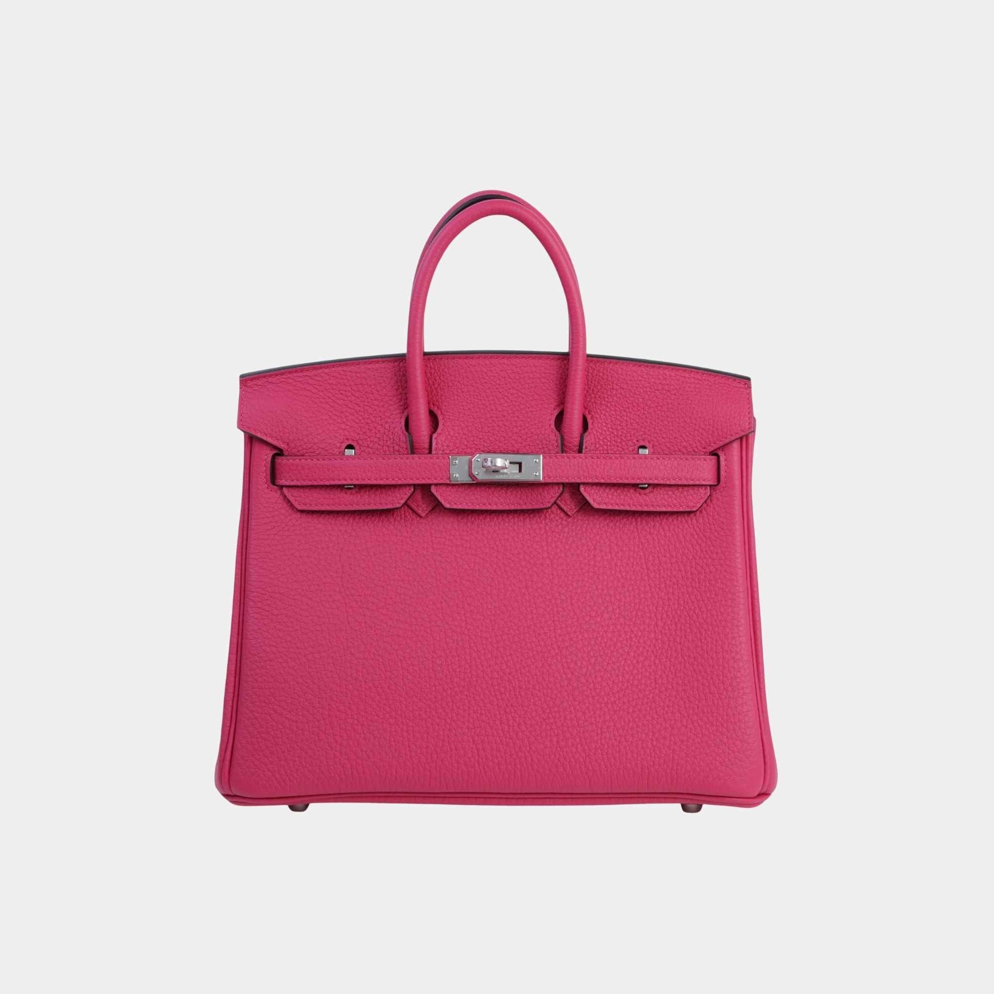Birkin 25 Togo Rose Mexico Phw Hermes оригінал – Купити в Україні – боковий вид