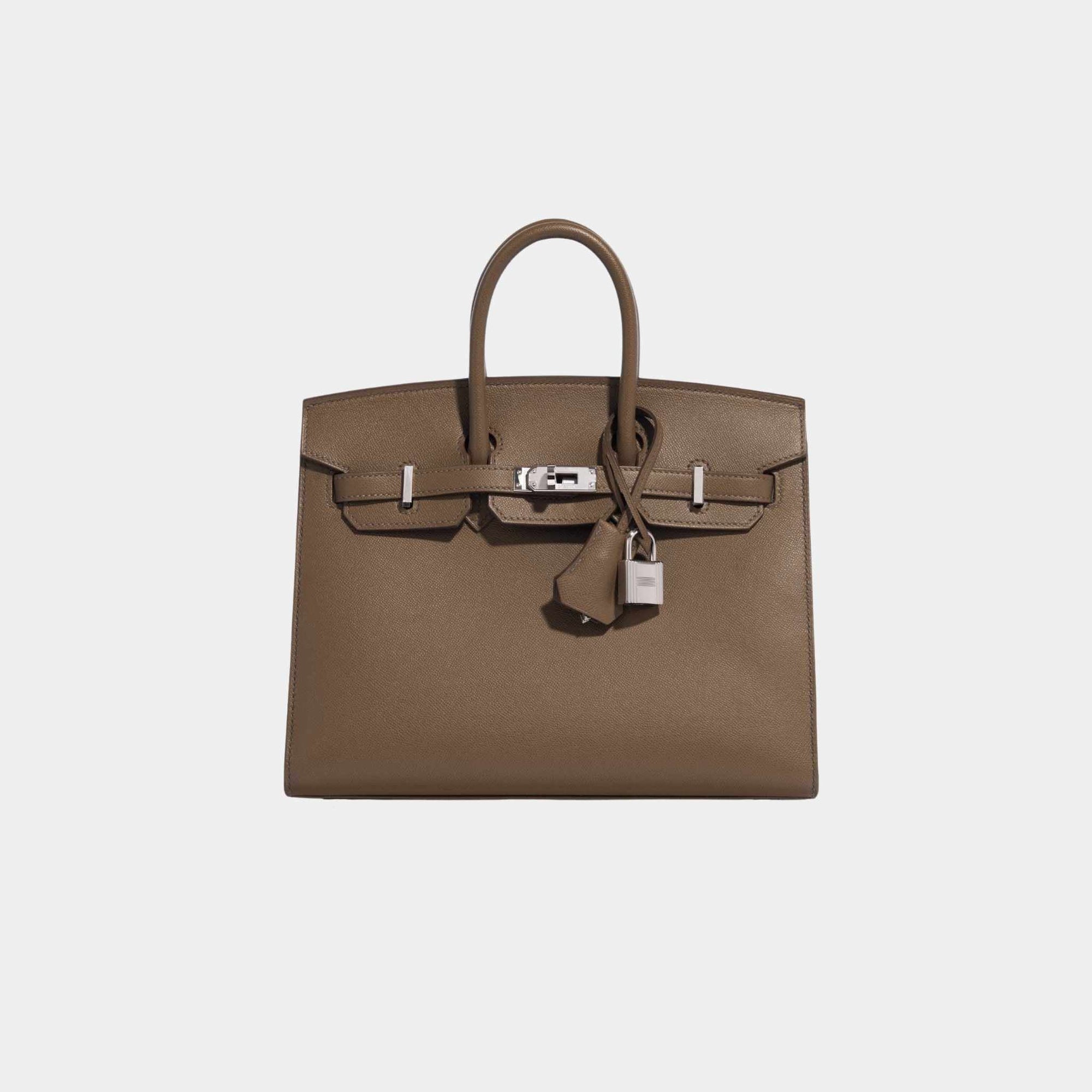 Оригінальна Birkin 25 Veau Madame Toundra Phw Hermes – боковий вид