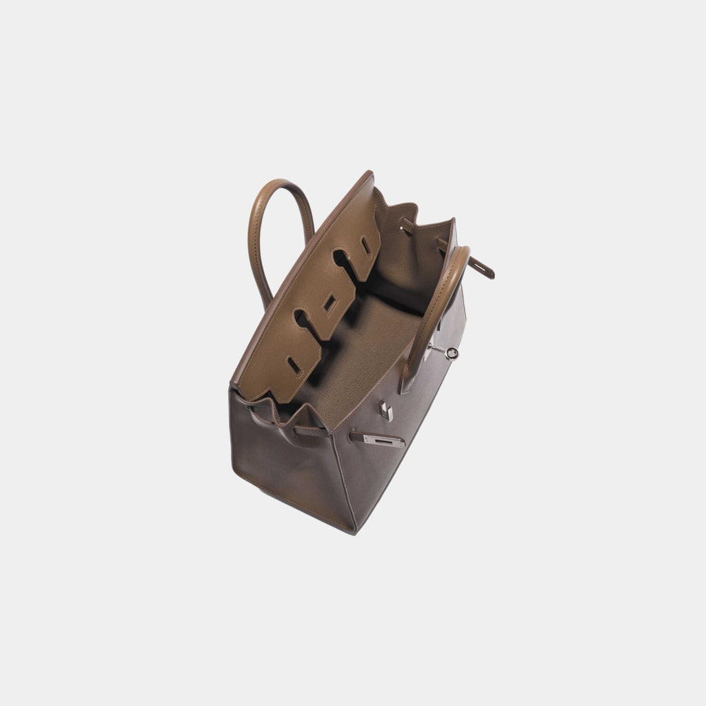 Оригінальна Birkin 25 Veau Madame Toundra Phw Hermes – вид ззаду