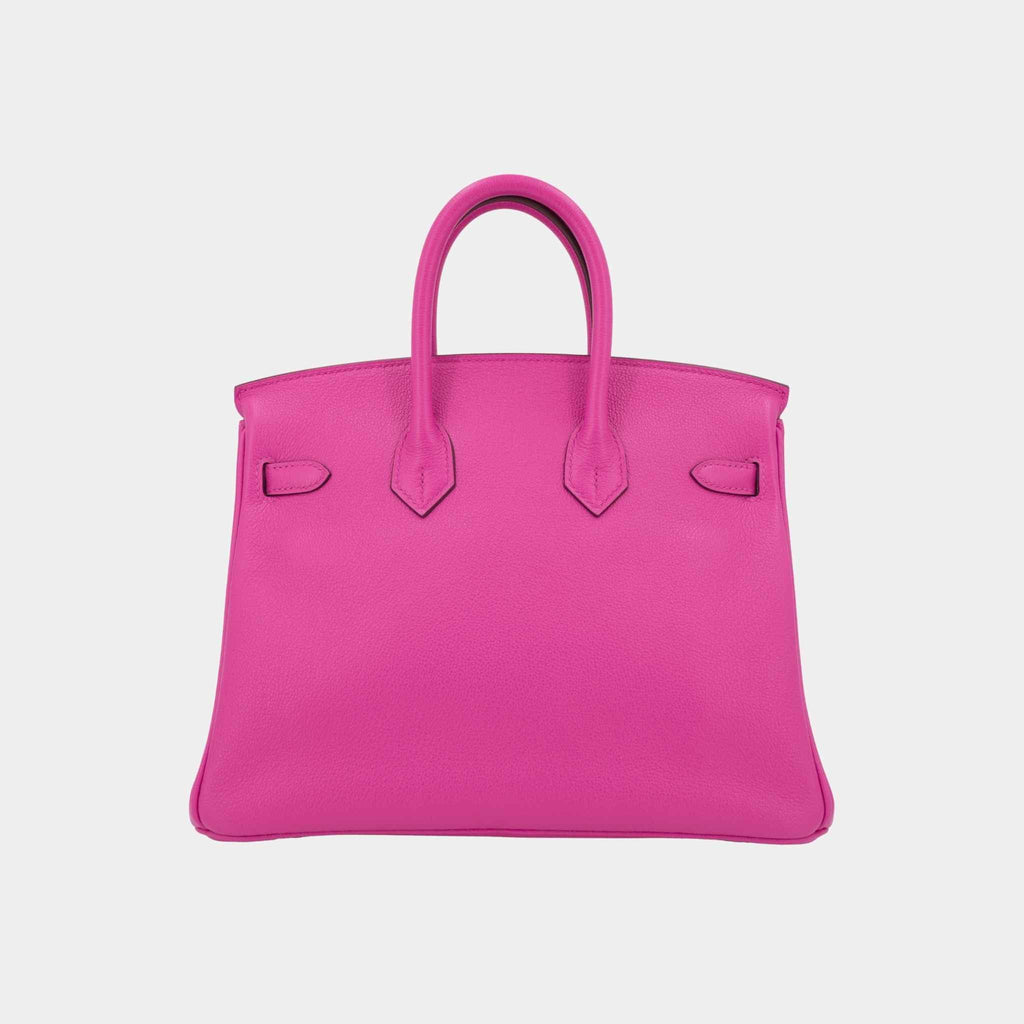 Birkin 25 Verso Taurillion Novillo Magnolia Hermes – Гарантія оригінальності – вид ззаду
