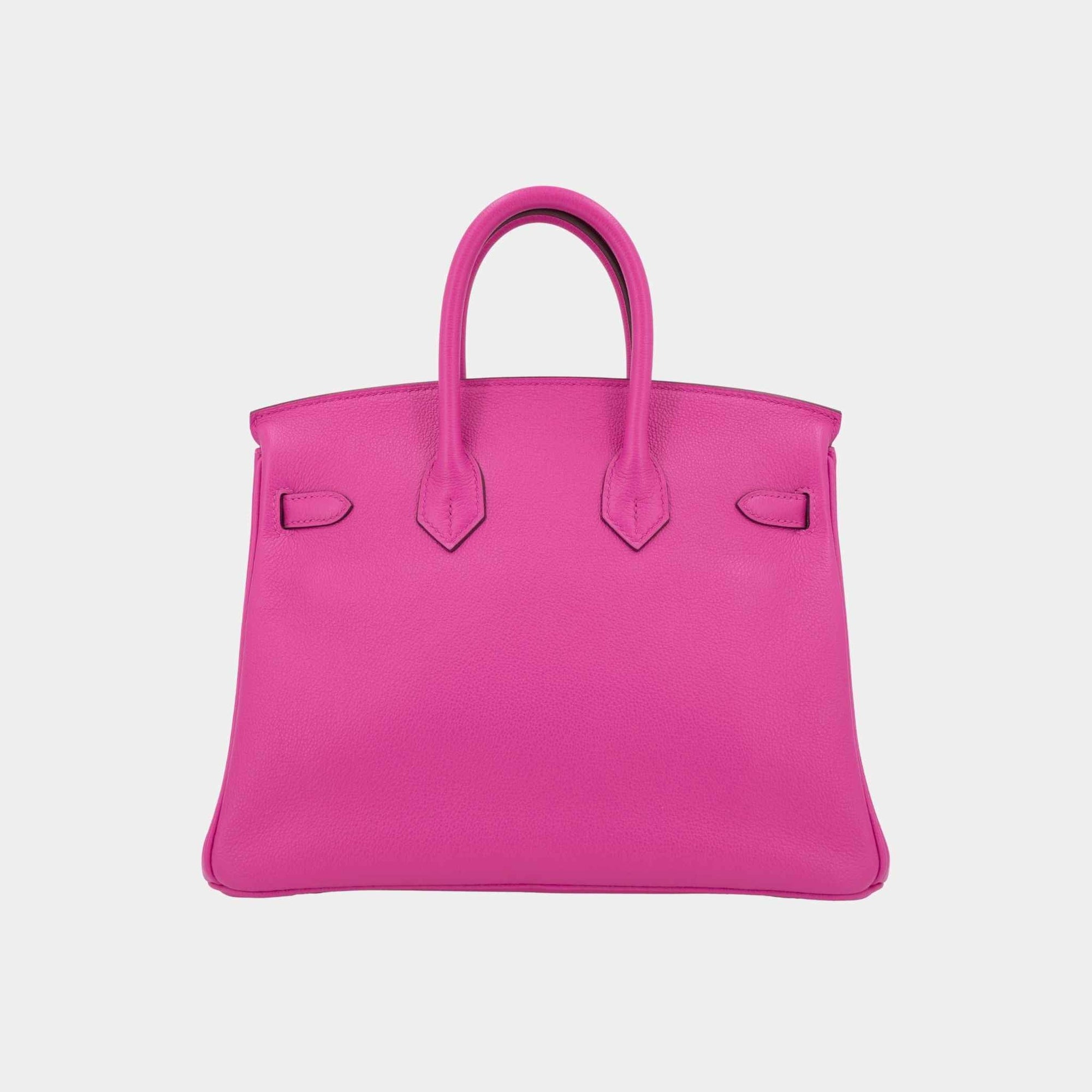 Birkin 25 Verso Taurillion Novillo Magnolia Hermes – Гарантія оригінальності – вид ззаду
