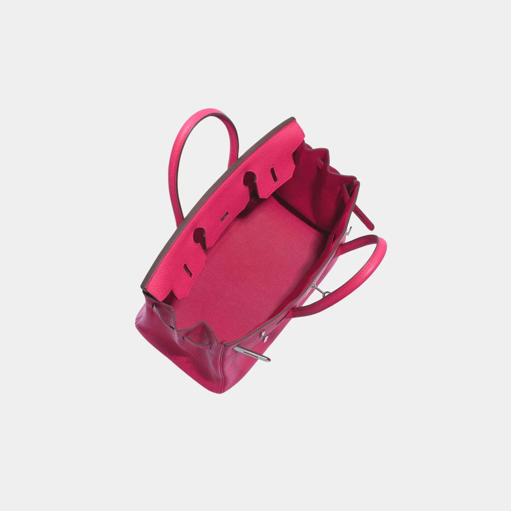 Birkin 30 Clemence Taurillon Rose Extreme Phw Hermes – Гарантія оригінальності – збільшений вид