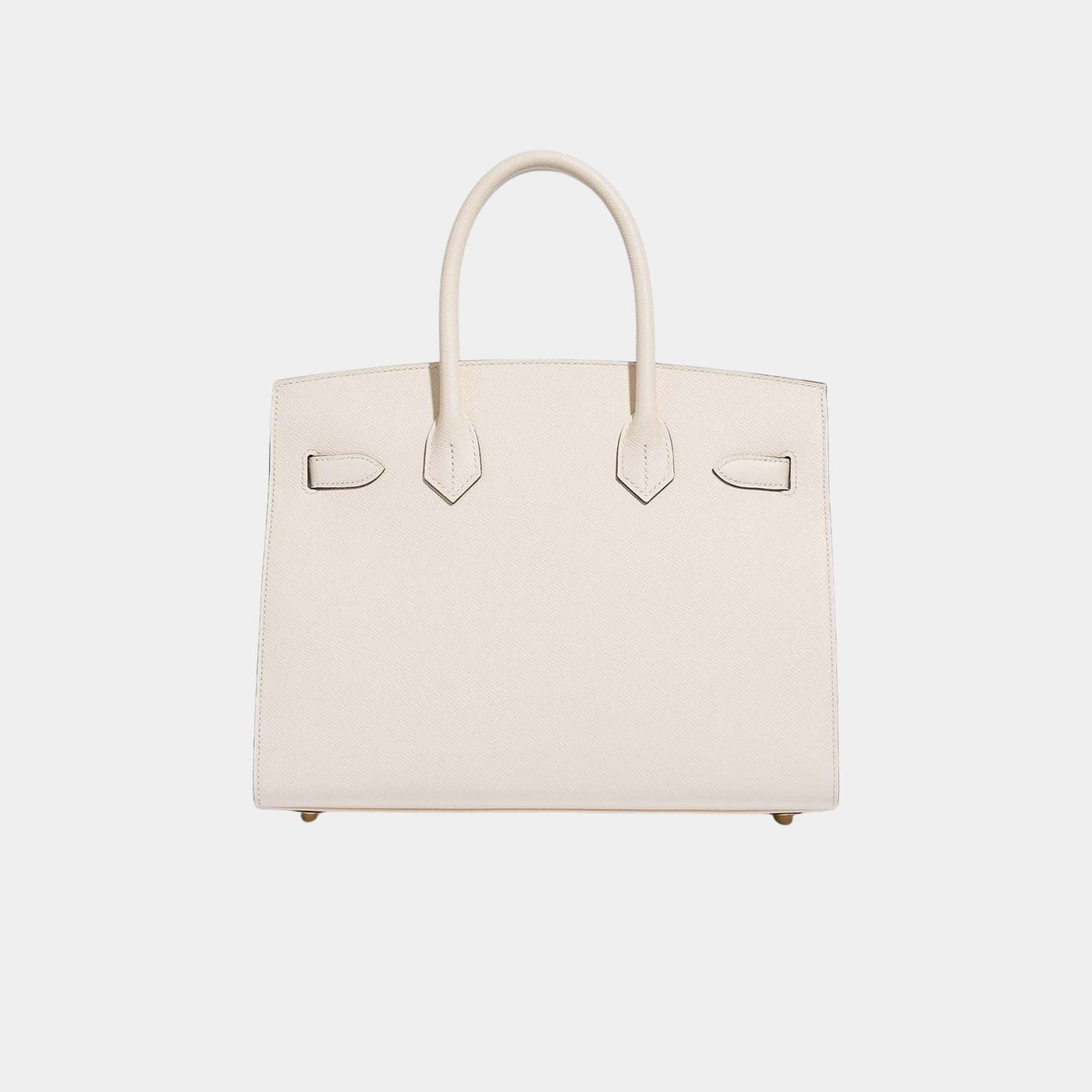 Birkin 30 Epsom Nata Ghw Hermes оригінал – Купити в Україні – вид ззаду