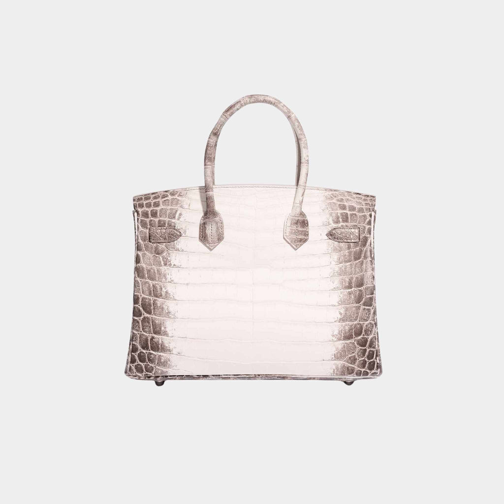 Birkin 30 Matte Alligator Himalaya Blanc Phw Hermes – Гарантія оригінальності – детальний вид
