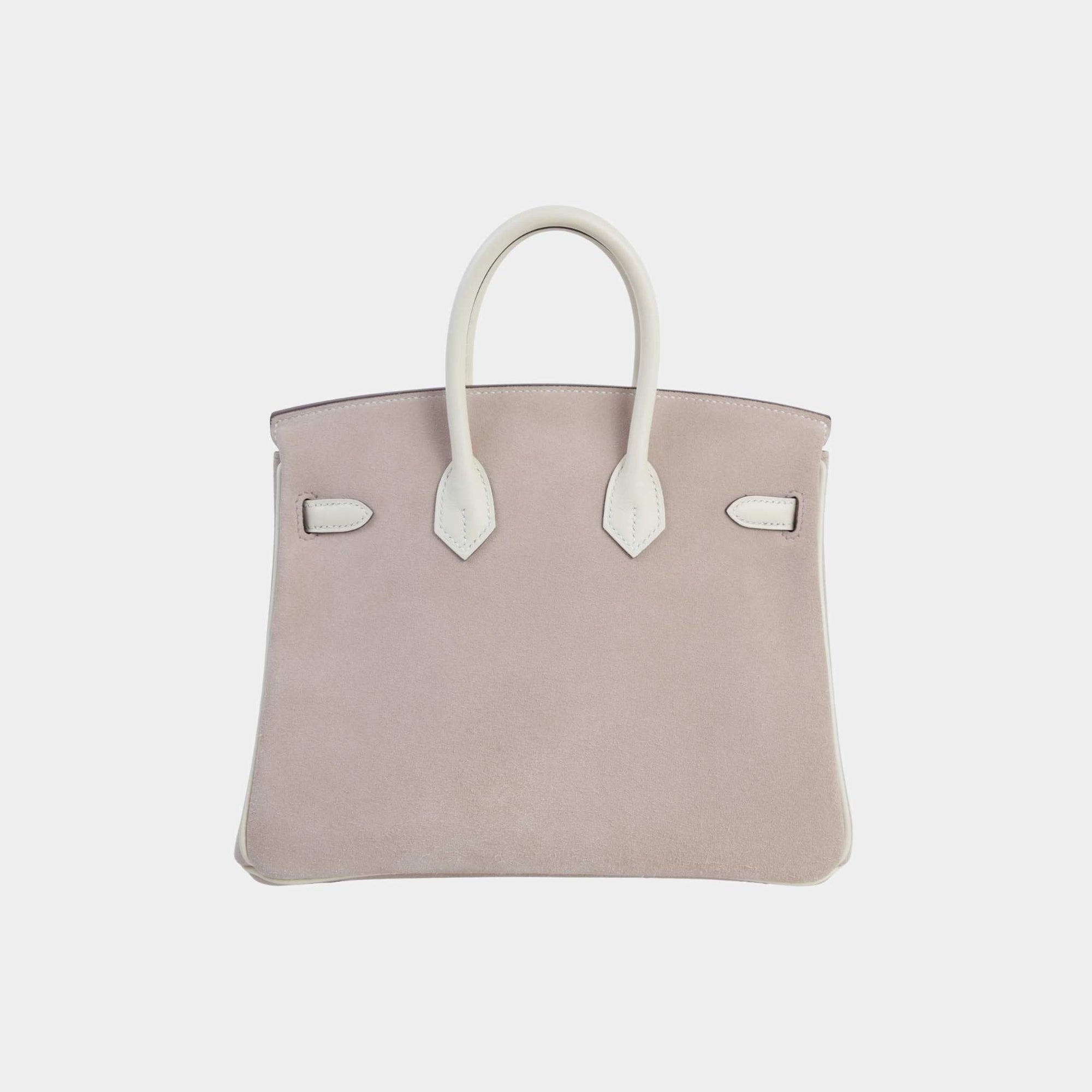 Оригінальна Birkin 30 Swift Grizzly Glycine Hermes – вид ззаду