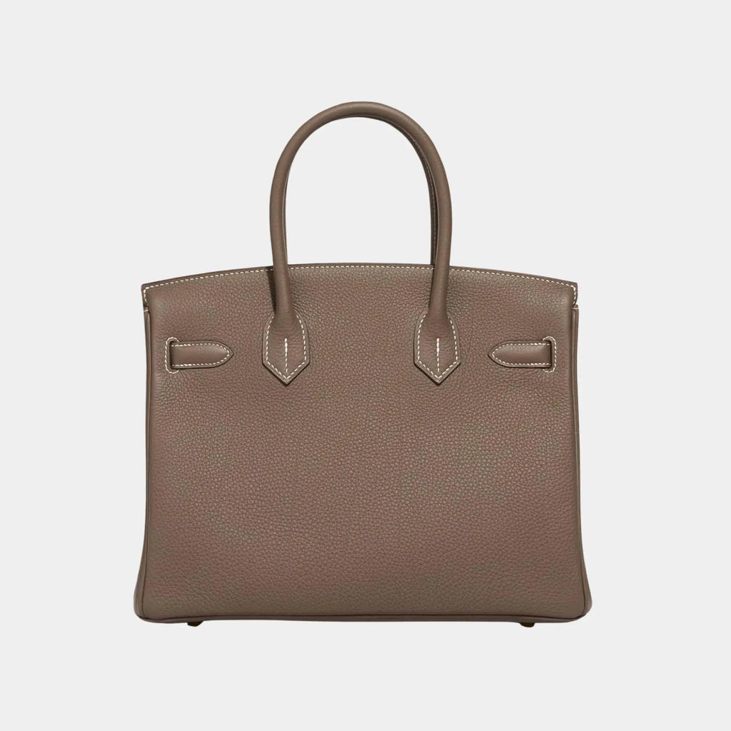 Birkin 30 Togo Etoupe Ghw Hermes оригінал – Купити в Україні – вид ззаду