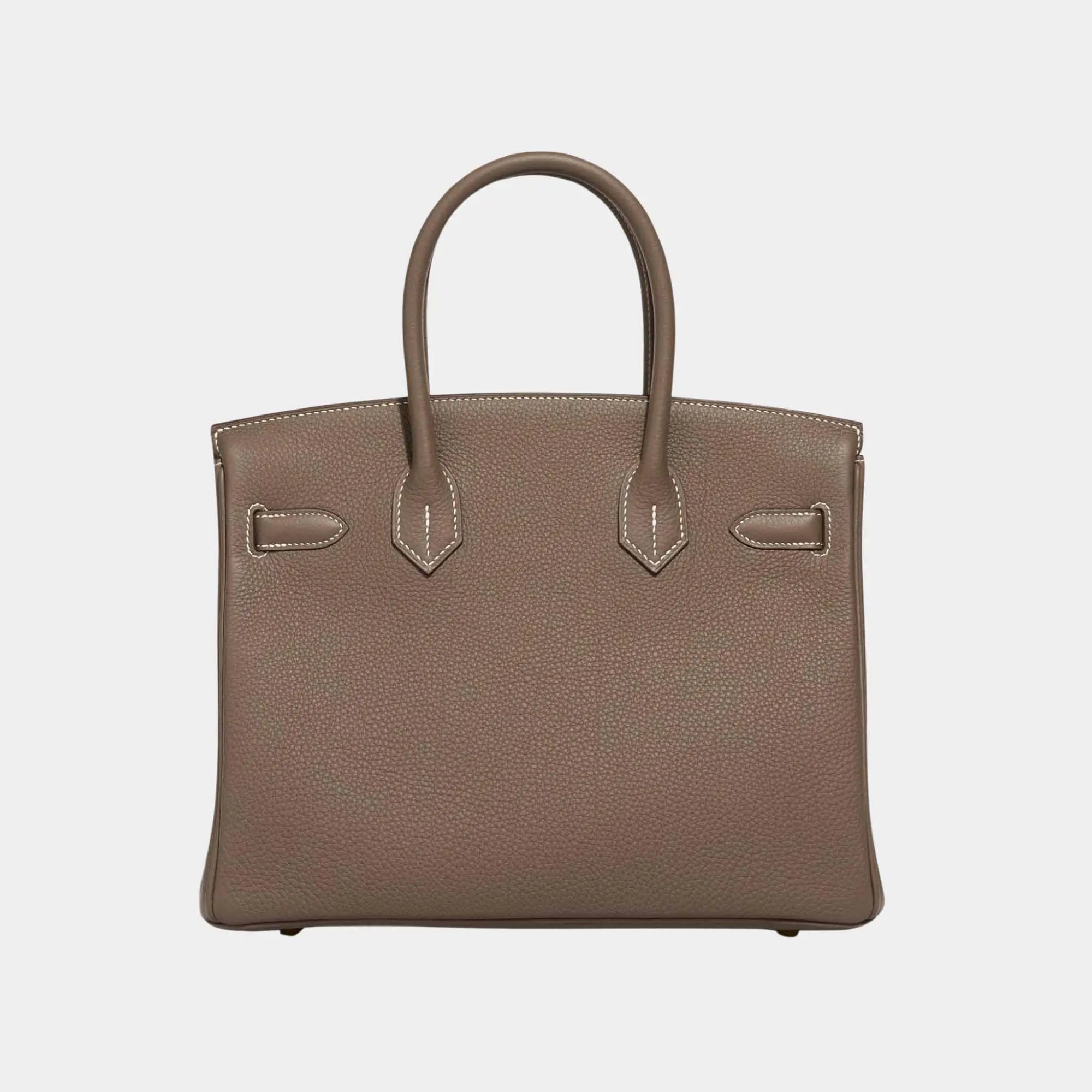Birkin 30 Togo Etoupe Ghw Hermes оригінал – Купити в Україні – вид ззаду