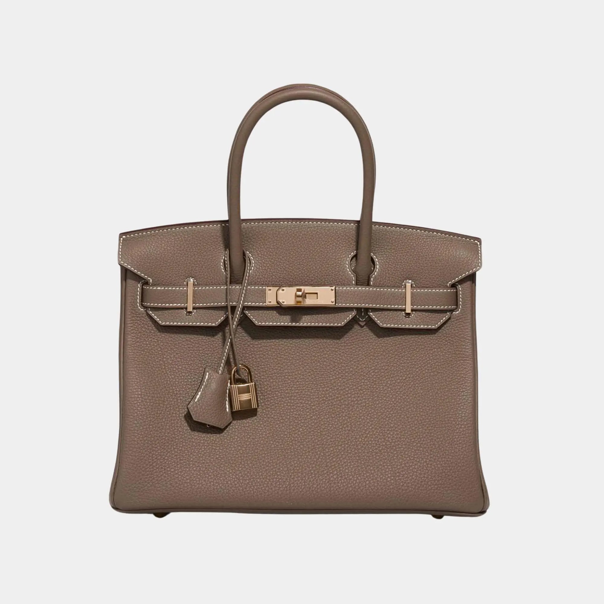 Birkin 30 Togo Etoupe Ghw Hermes оригінал – Купити в Україні – боковий вид