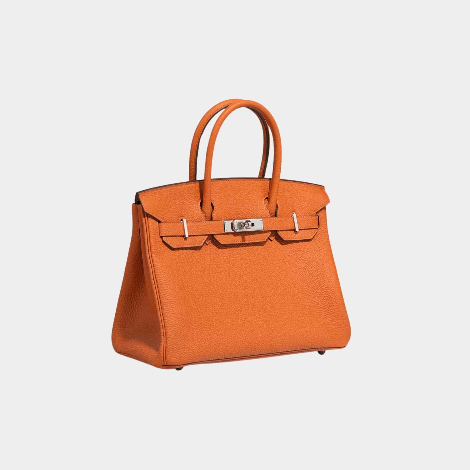 Birkin 30 Togo Orange H Phw Hermes – Гарантія оригінальності – детальний вид