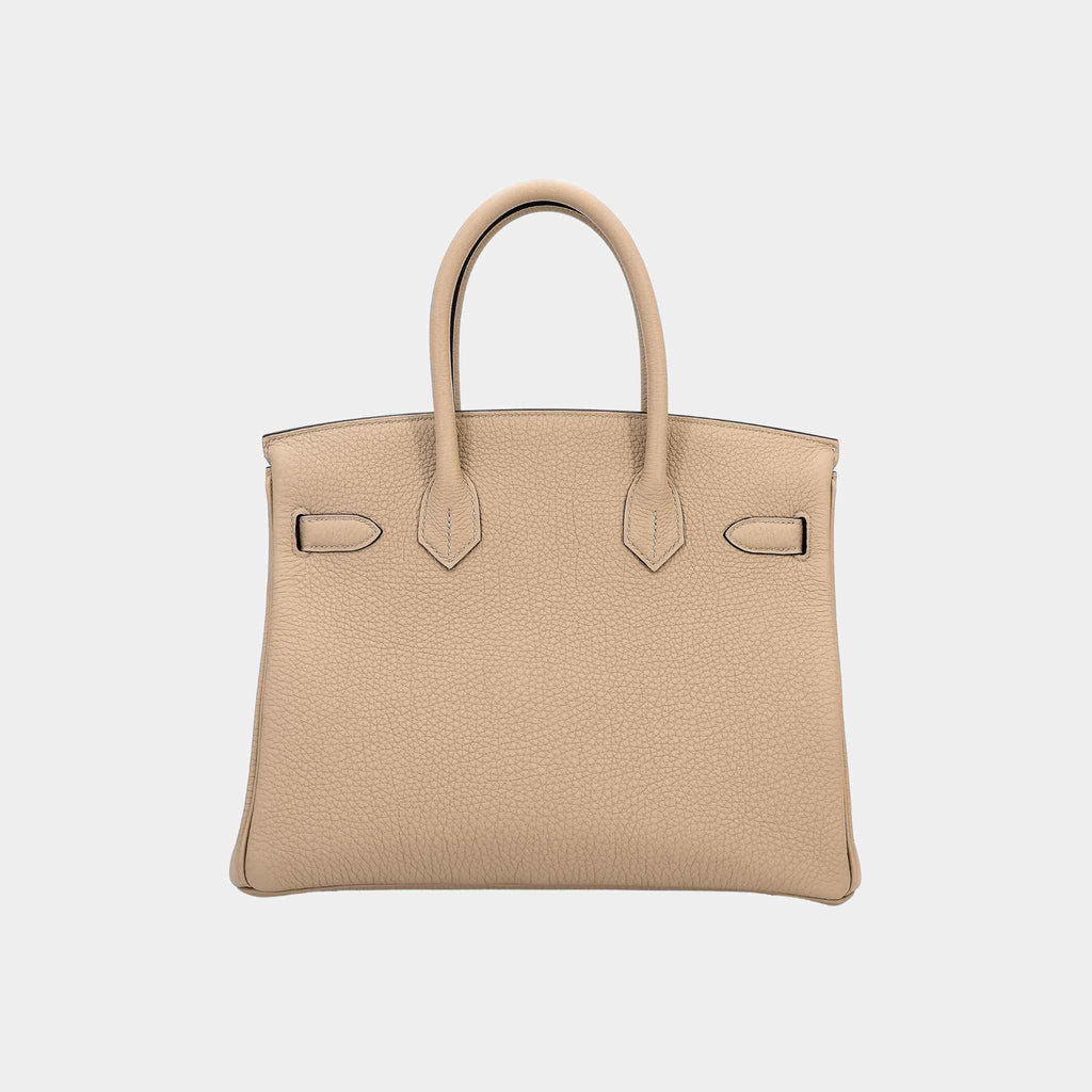 Birkin 30 Togo Trench Phw Hermes оригінал – Купити в Україні – вид ззаду