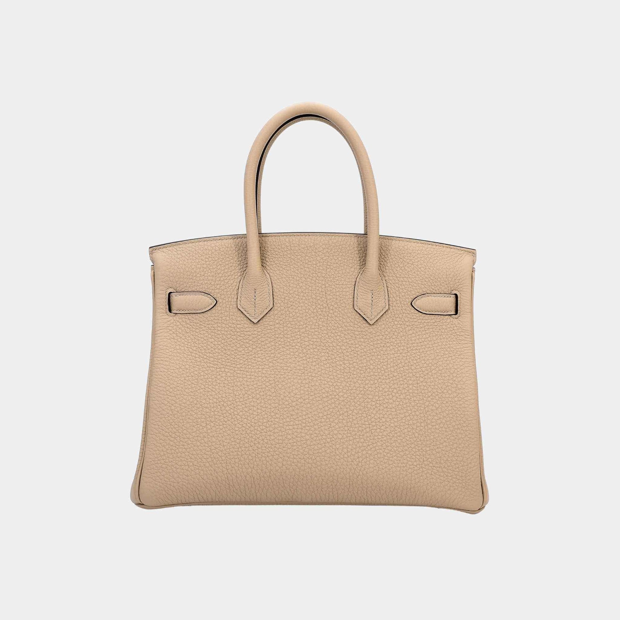 Birkin 30 Togo Trench Phw Hermes оригінал – Купити в Україні – вид ззаду