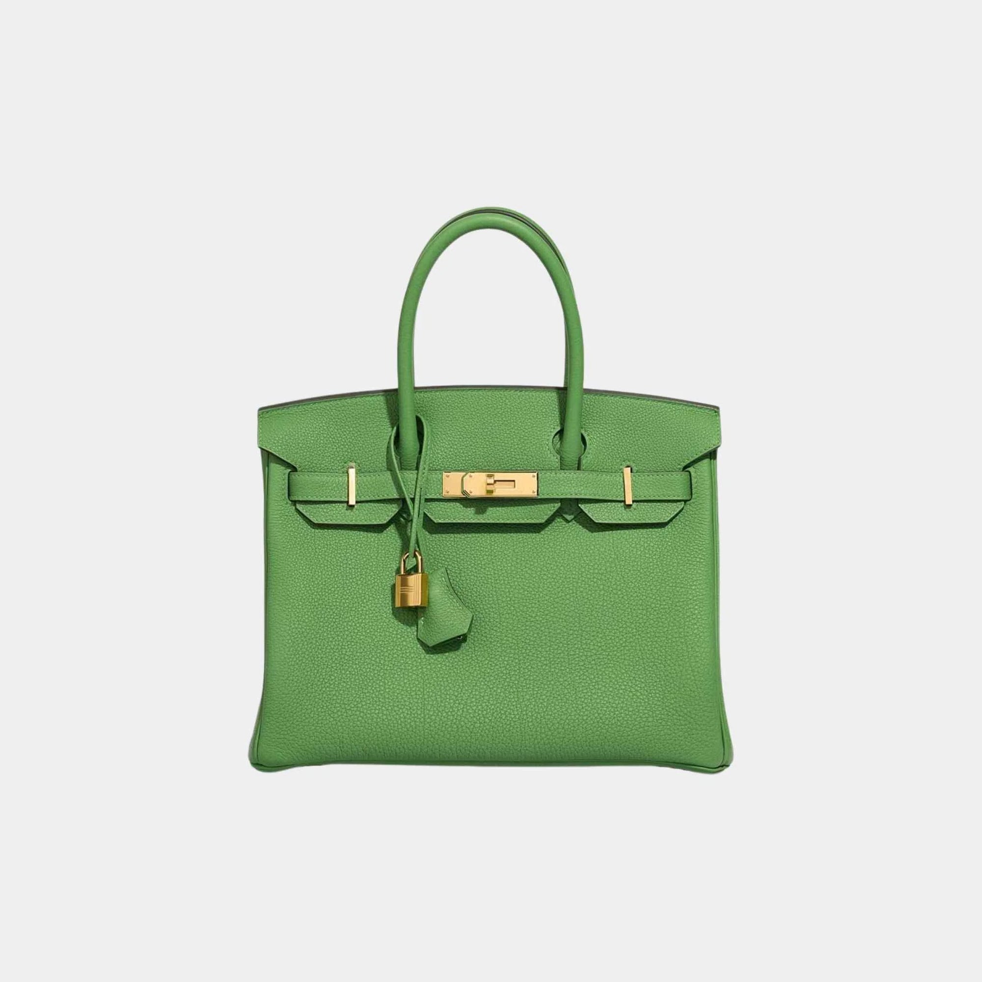 Birkin 30 Togo Vert Yucca Ghw Hermes оригінал – Купити в Україні – боковий вид