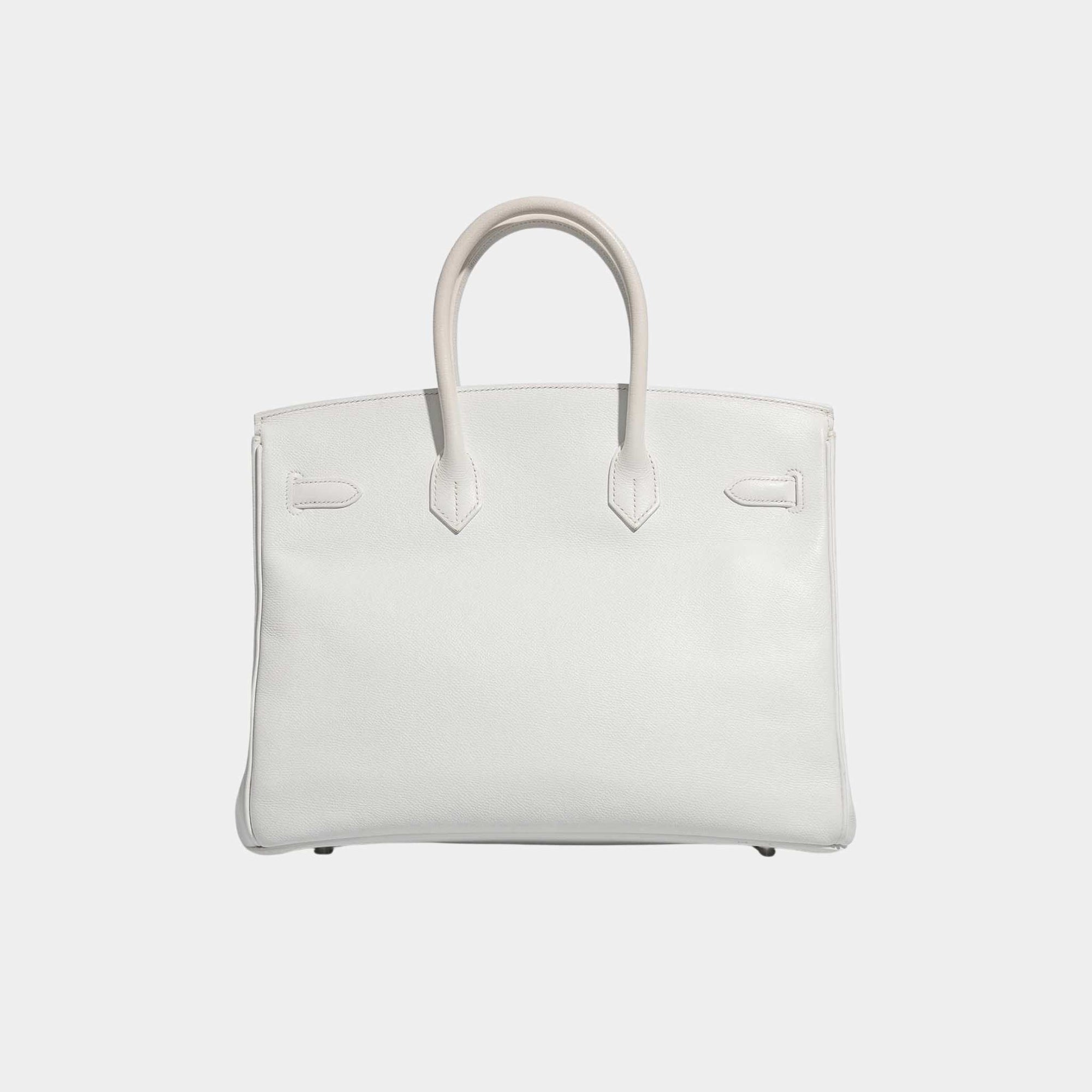 Birkin 35 Epsom White Phw Hermes – Гарантія оригінальності – детальний вид