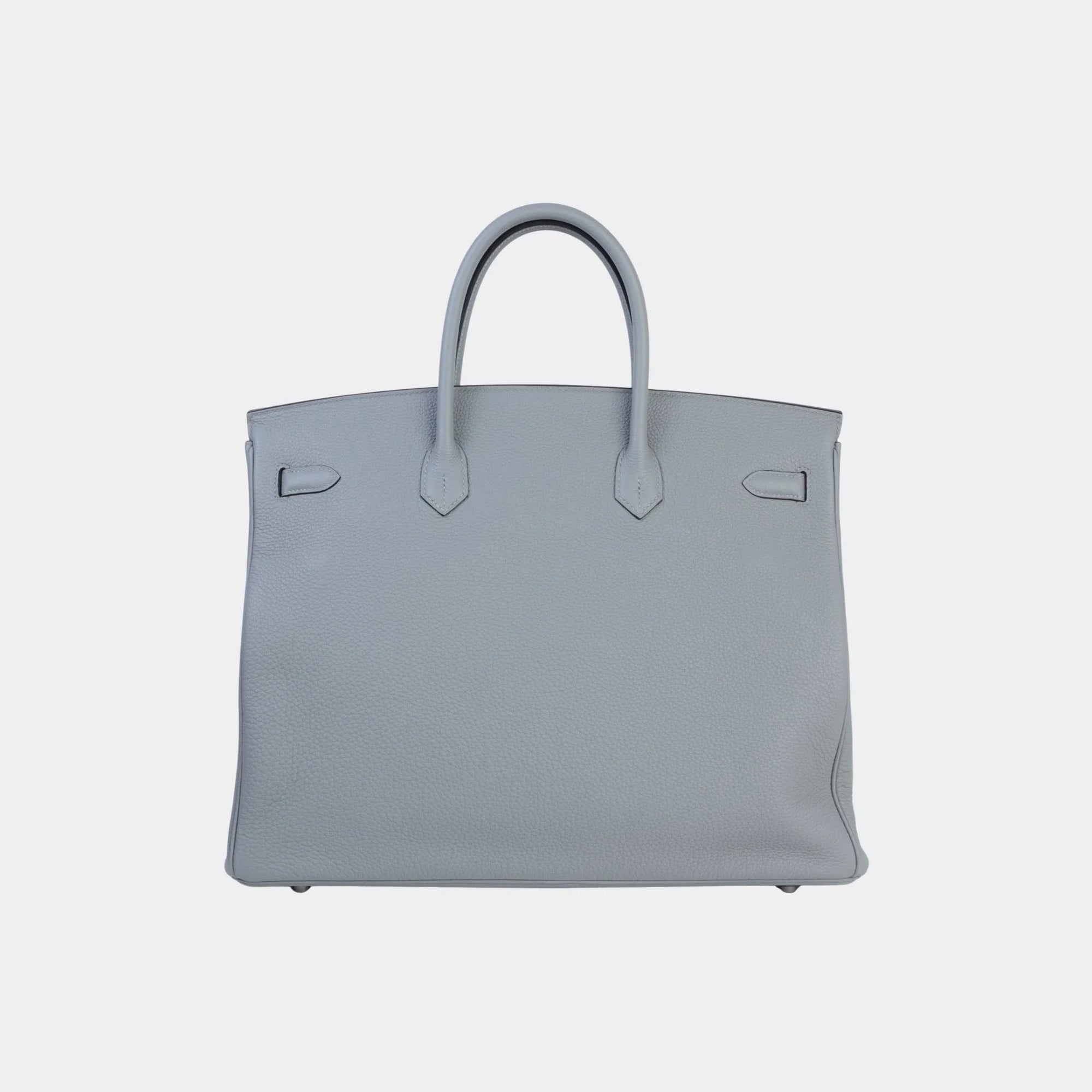 Birkin 40 Togo Gris Mouette Phw Hermes оригінал – Купити в Україні – вид ззаду