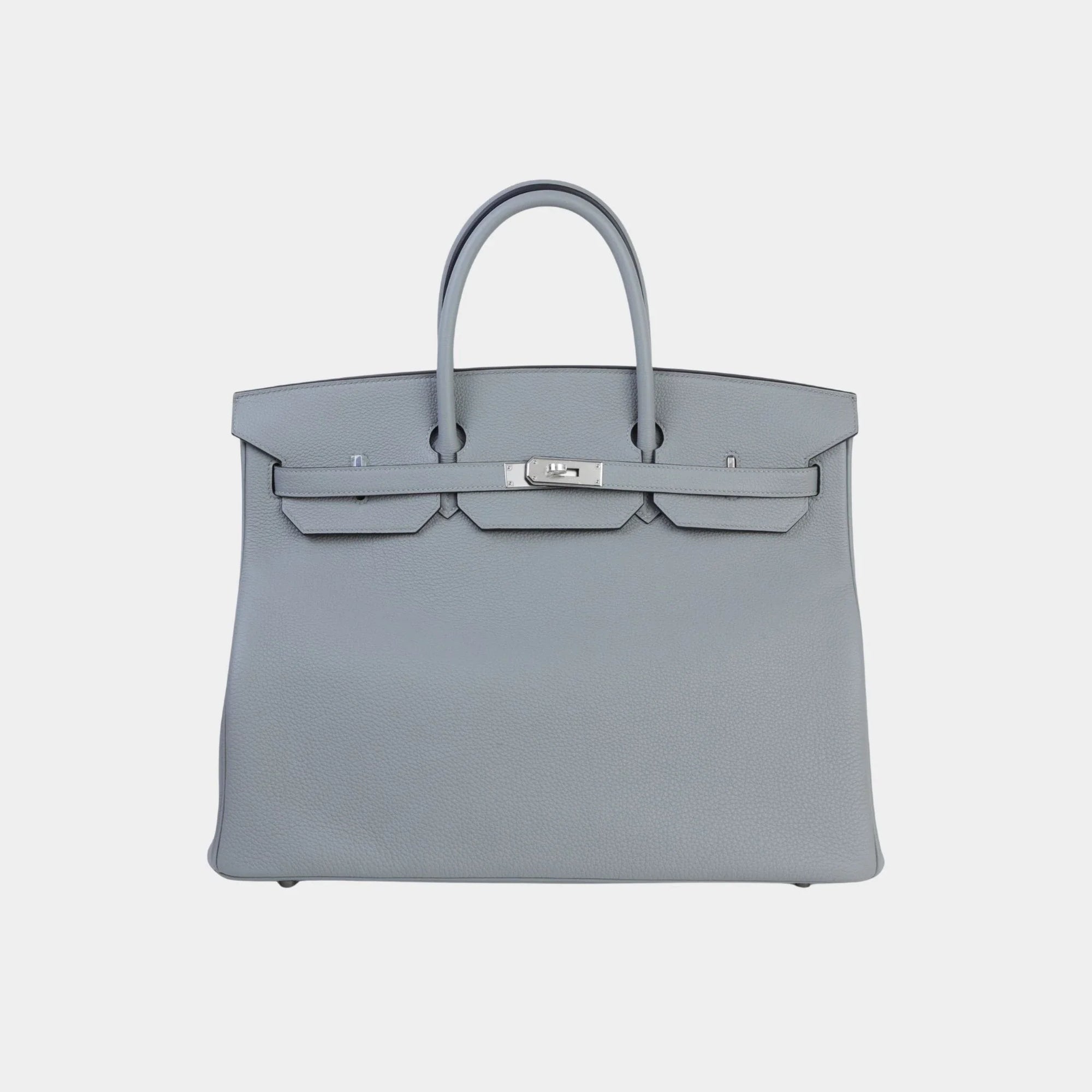 Birkin 40 Togo Gris Mouette Phw Hermes оригінал – Купити в Україні – боковий вид