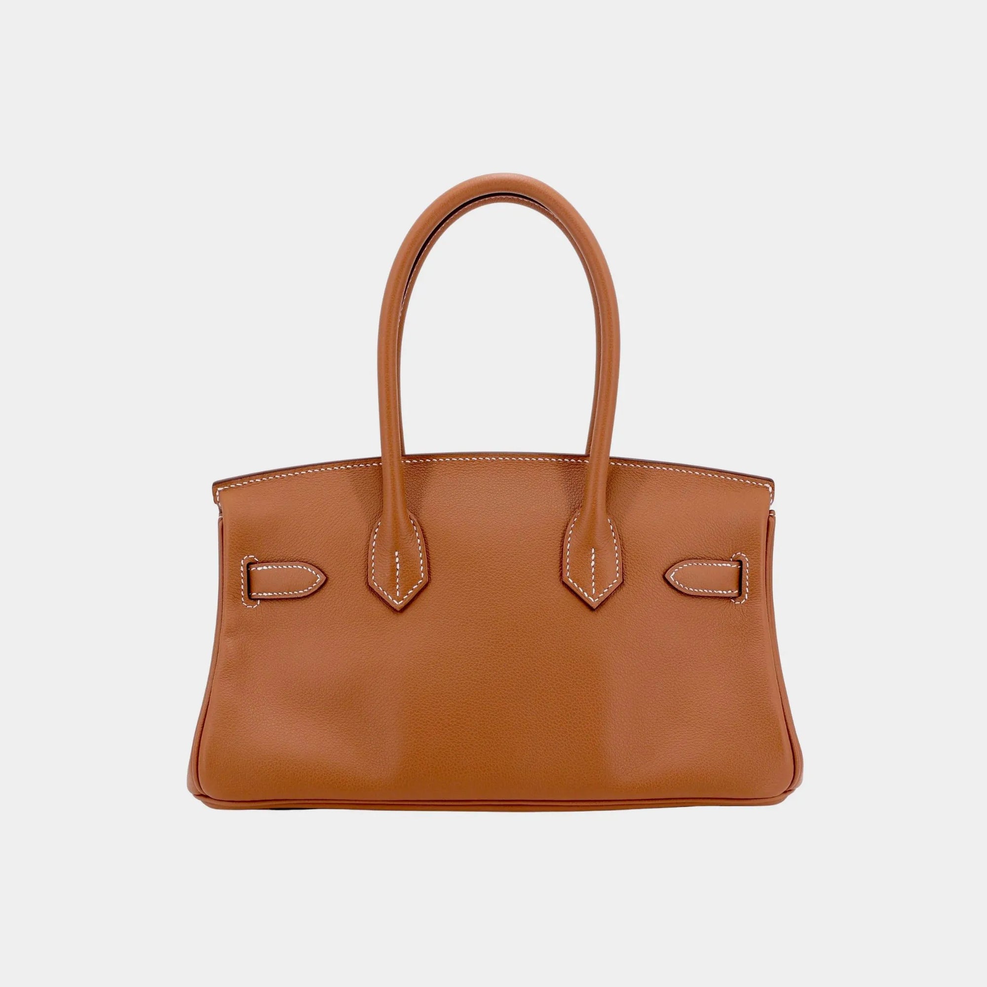 Birkin Shoulder Light 29 Evercolor Gold Phw Hermes – Гарантія оригінальності – вид ззаду