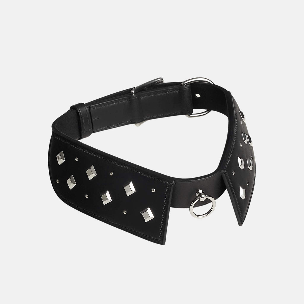 Оригінальна Black Tie Luxury Dog Collar Hermes – вид ззаду