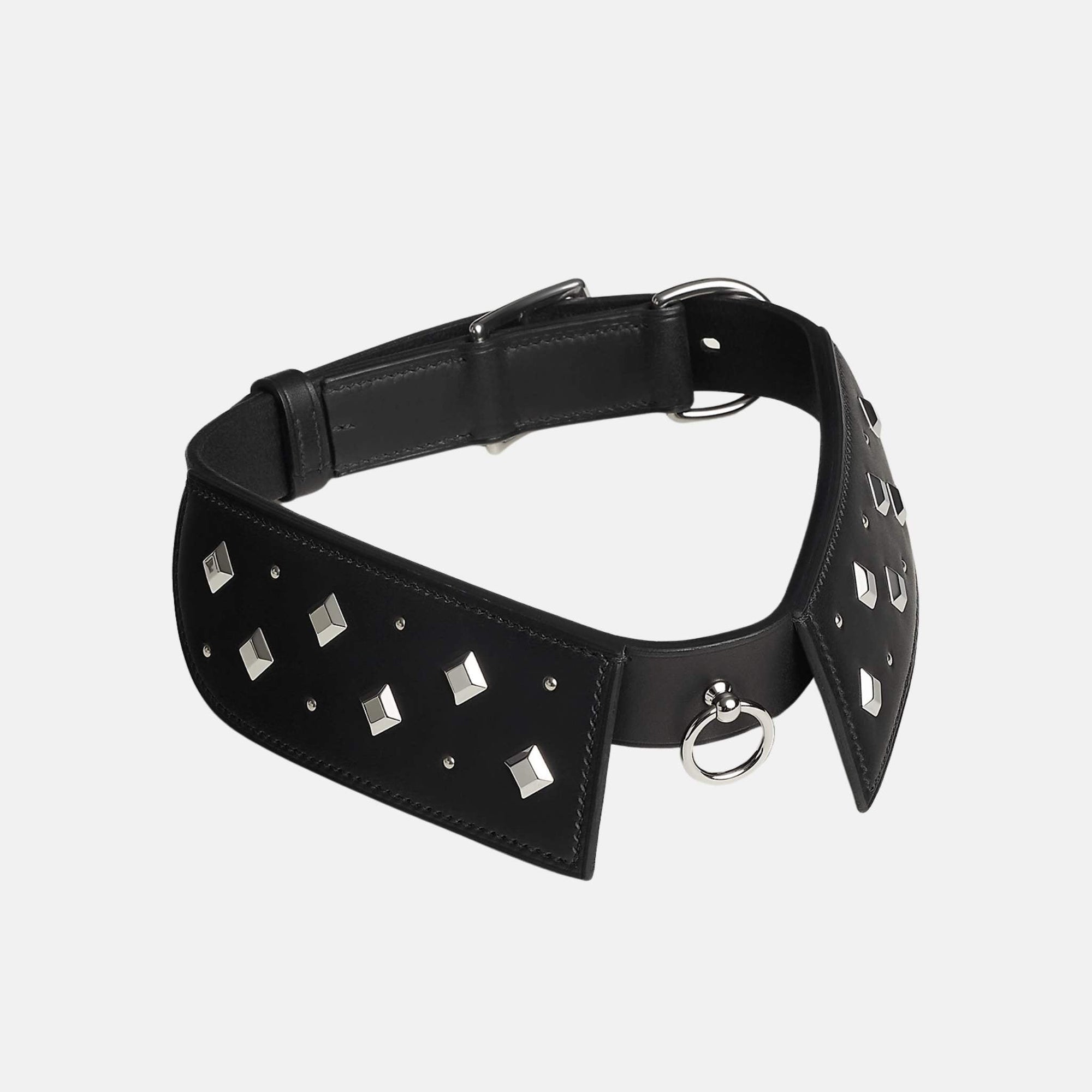 Оригінальна Black Tie Luxury Dog Collar Hermes – вид ззаду