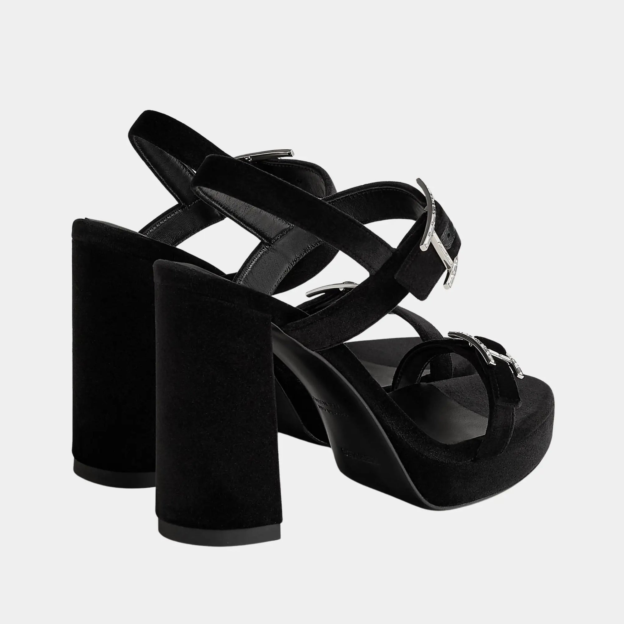 Оригінальна Bossa High Heel Sandal In Velvet Hermes – детальний вид