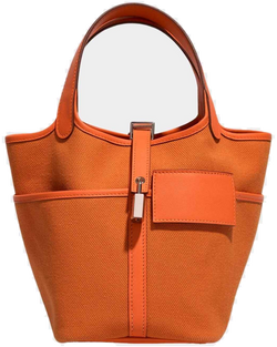 Picotin Cargo 18 Toile Goeland Swift Orange Minium Ghw Hermes оригінал – Купити в Україні