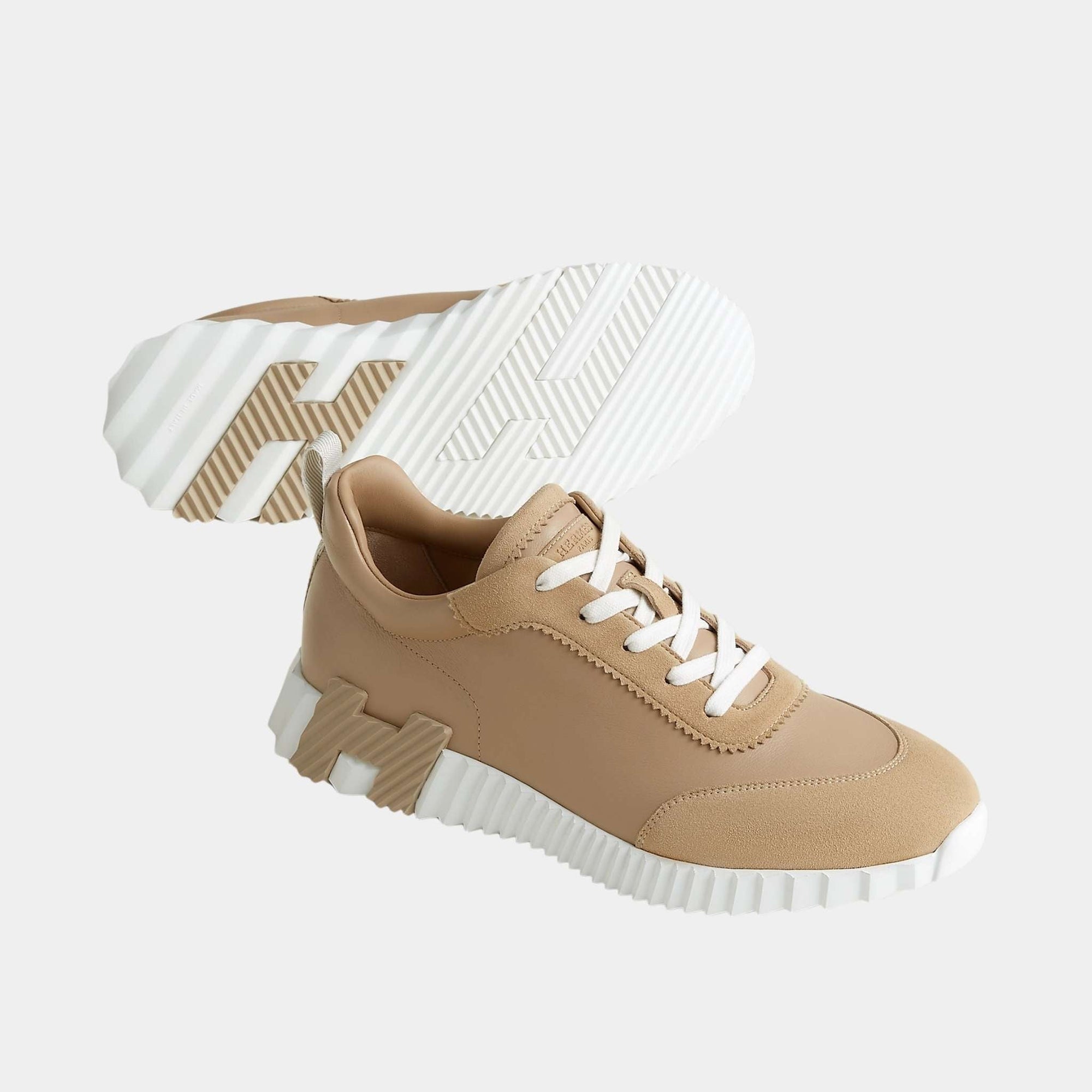 Bouncing Sneaker Calfskin Suede Men Hermes – Гарантія оригінальності – боковий вид